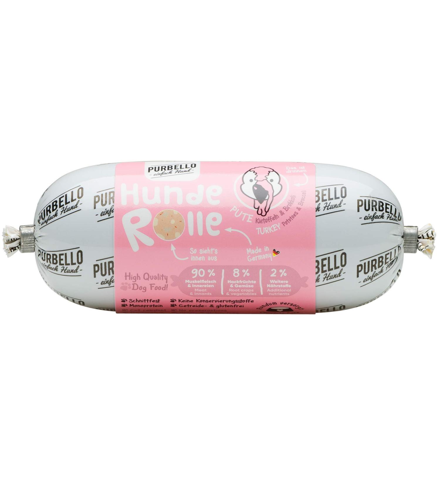 PurBello Turkey Dog Food 8 Pack (8 x 200 g) - Buy Online on GoSupps.com