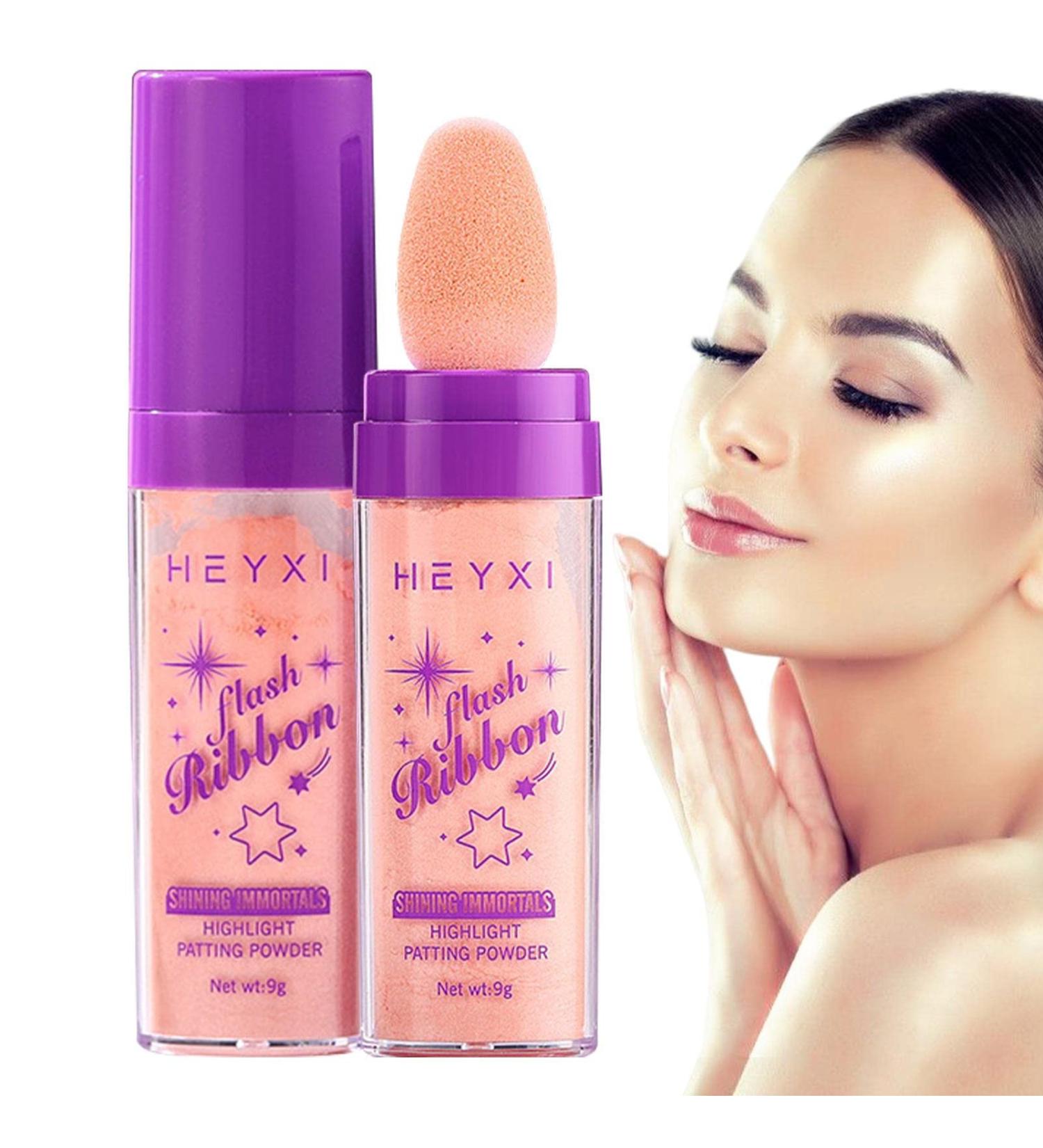 Fairy Powder Highlighter | Rich Pigmented Highlighter Powder Highlighter Makeup | Face and Body Highlighter Cosmetic High Gloss Fairy Powder Makeup Stick for Face Body Hair Tmay 02# - Buy Online on GoSupps.com