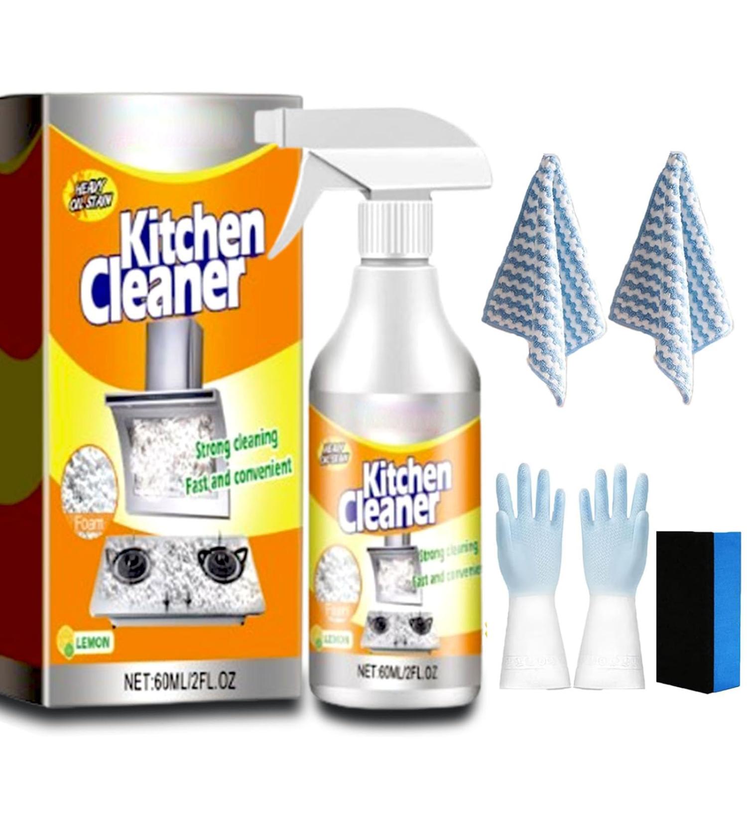 Kitchen Foam Cleaner Degreaser Cleaning Spray Grease Cleaner Heavy Duty for Kitchen Foam Spray Foam Drain Cleaner for Kitchen Sink (1 PC) - Buy Online on GoSupps.com