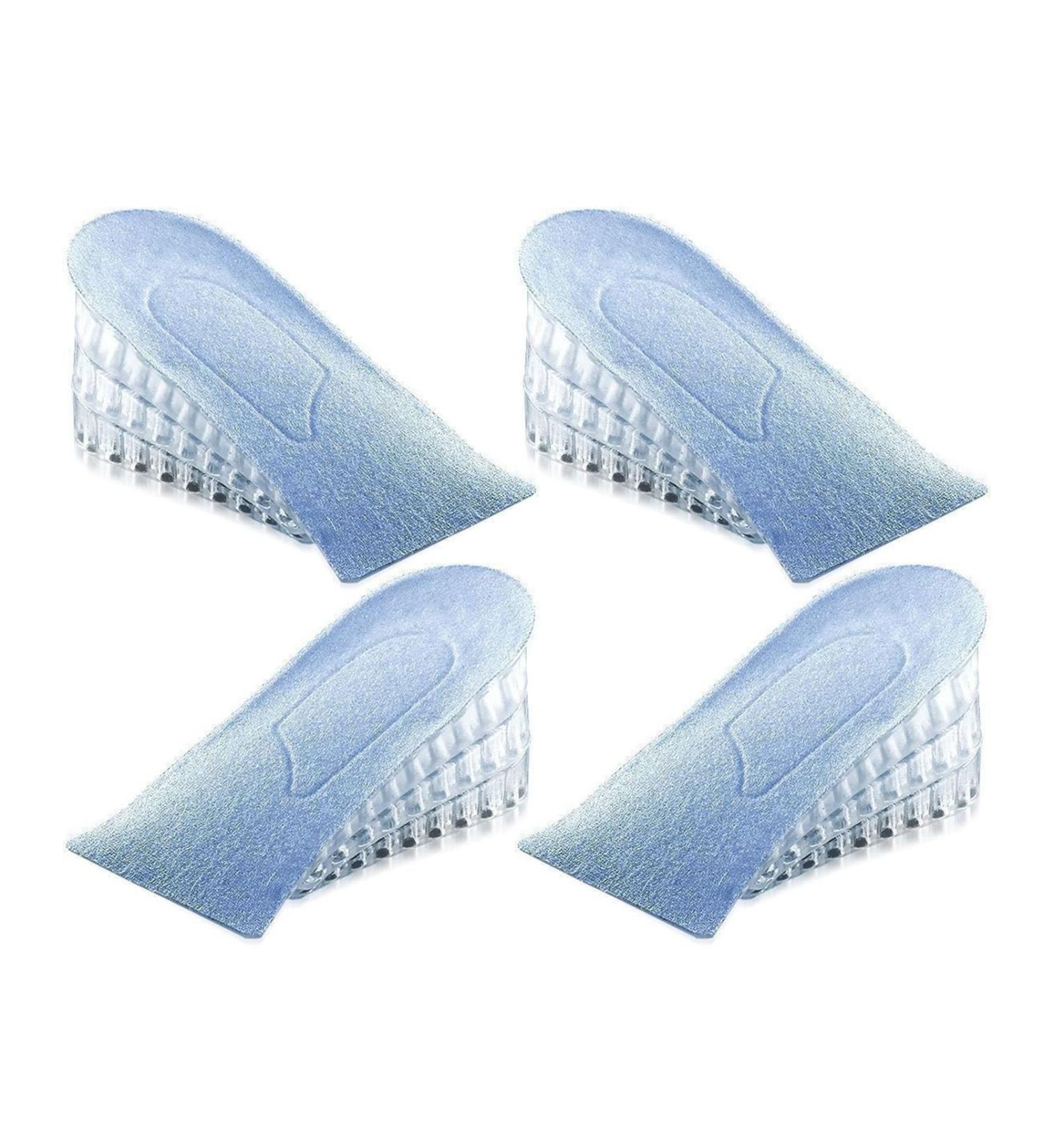 Buy Multilayer Silicone Height Increase Insoles - Transparent Shock Absorbing Shoe Elevators (5cm 2 Pairs) for Confidence Boost | International Shipping Available - Buy Online on GoSupps.com