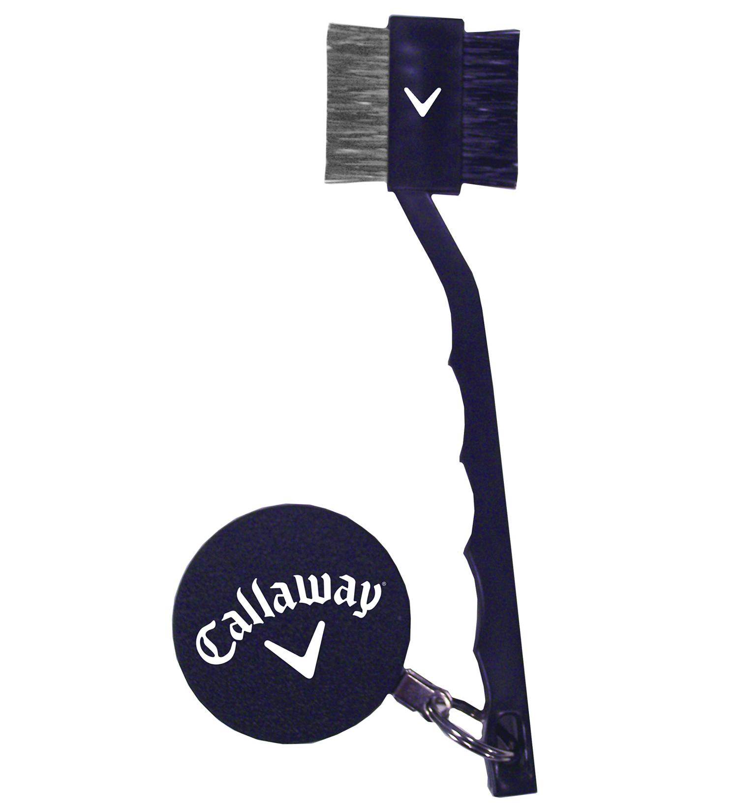 Callaway Club Cleaning Brush with Zinger, Black