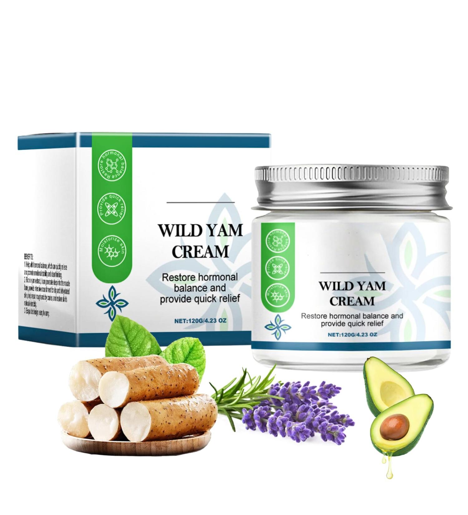 Wild Yam Cream Wild Yam Cream Hormone Balance Wild Yam Skin Cream Wild Yam Body Cream Wild Yam Body Creams For Women & Men Wild Yam Anti Aging Face Cream Moisturizing Cream for Face & Body - Buy Online on GoSupps.com