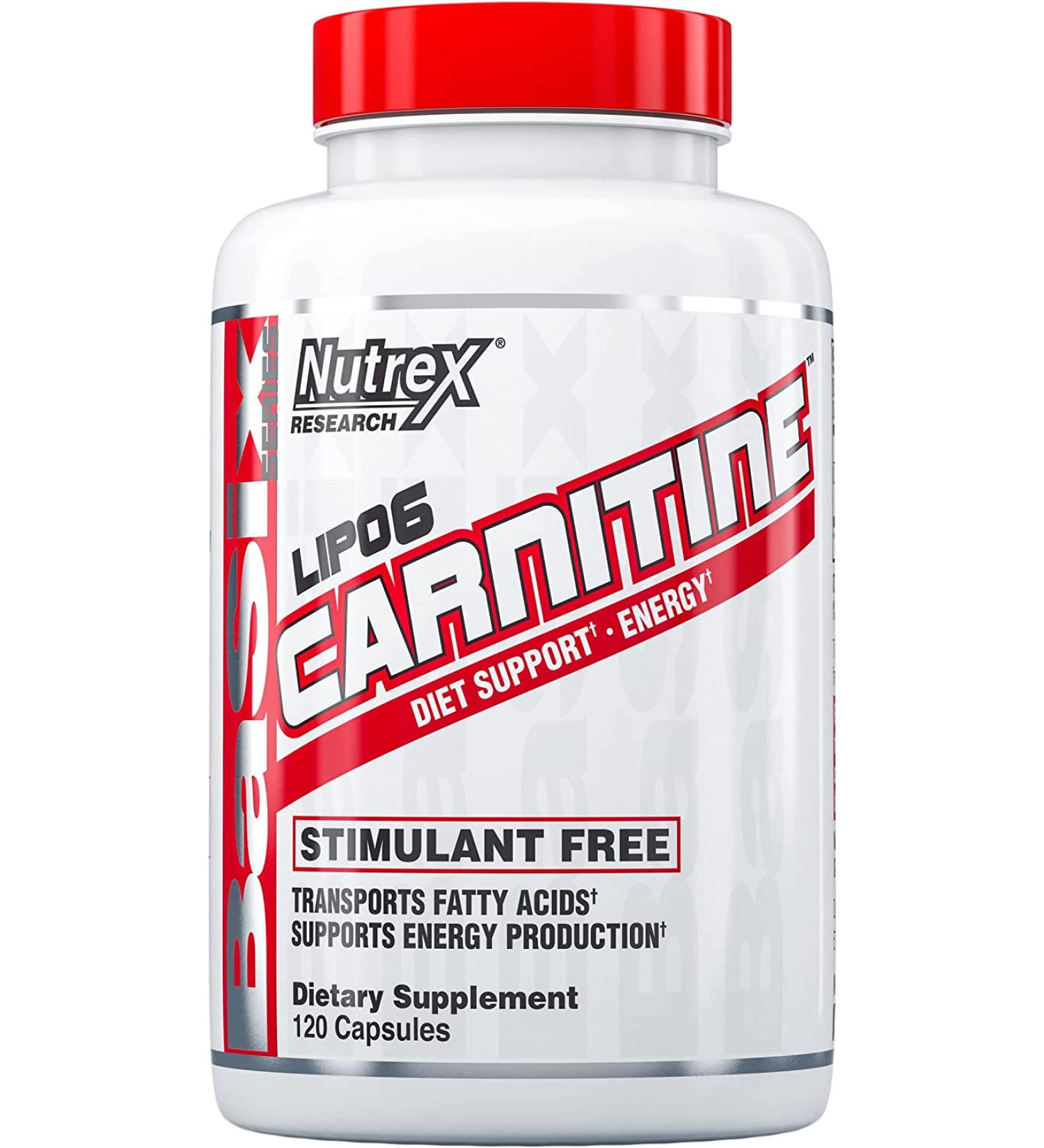 Nutrex LIPO-6 Carnitine - Boost Energy & Fat Loss - 120 Capsules - Buy Online on GoSupps.com