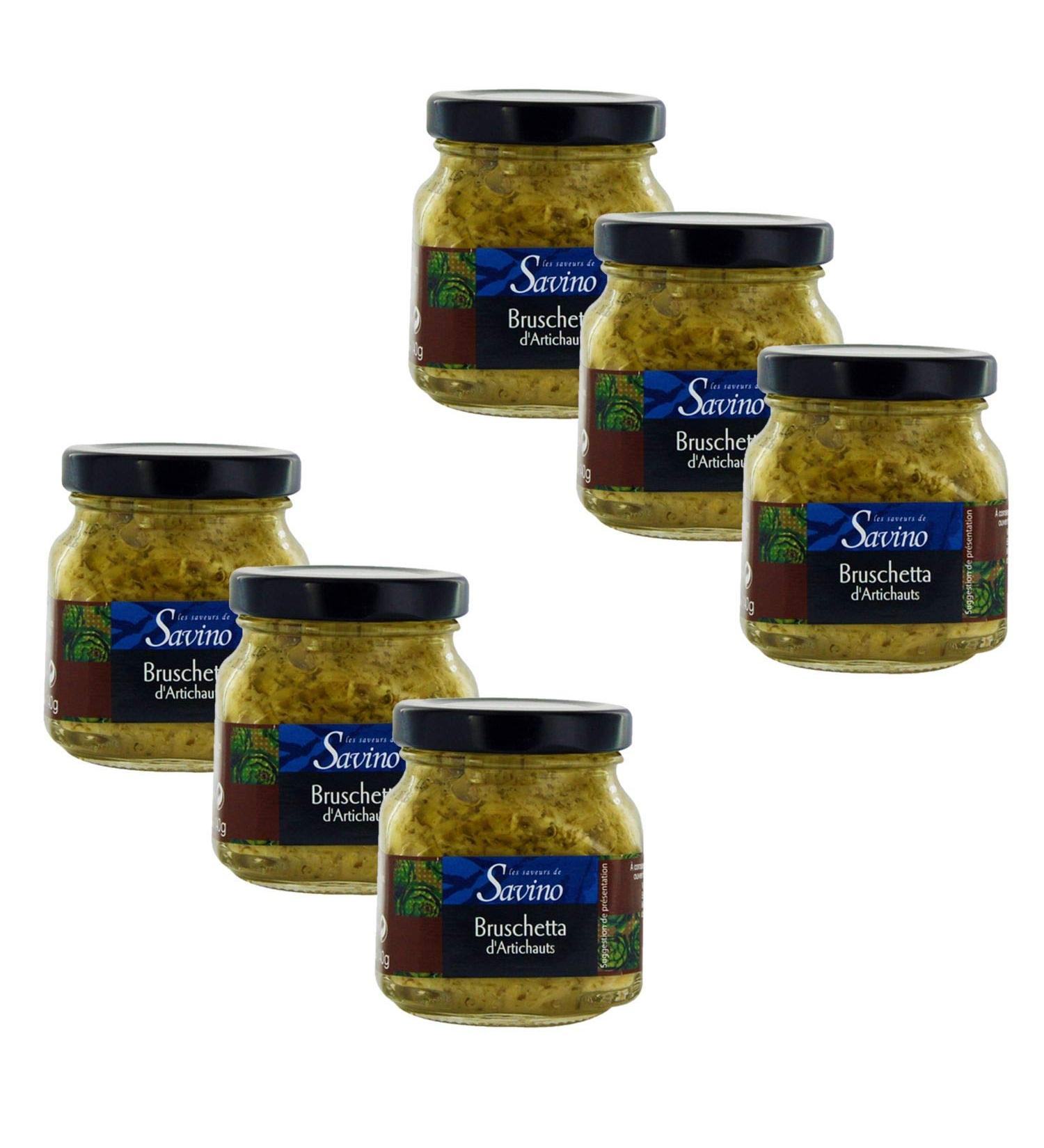 Artichoke Bruschetta – Savino Flavors – 140 g Jar Set of 6
