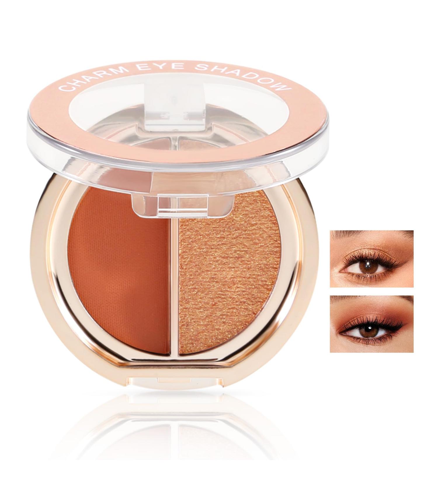 Boobeen Double Color Eyeshadow Palette - Matte & Shimmer Long-Lasting Pigment for Vibrant Eye Makeup - Buy Online on GoSupps.com