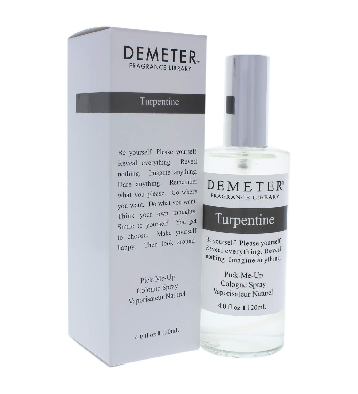 Demeter Cologne Spray Turpentine 4 Ounce Turpentine 1 Count (Pack of 1)