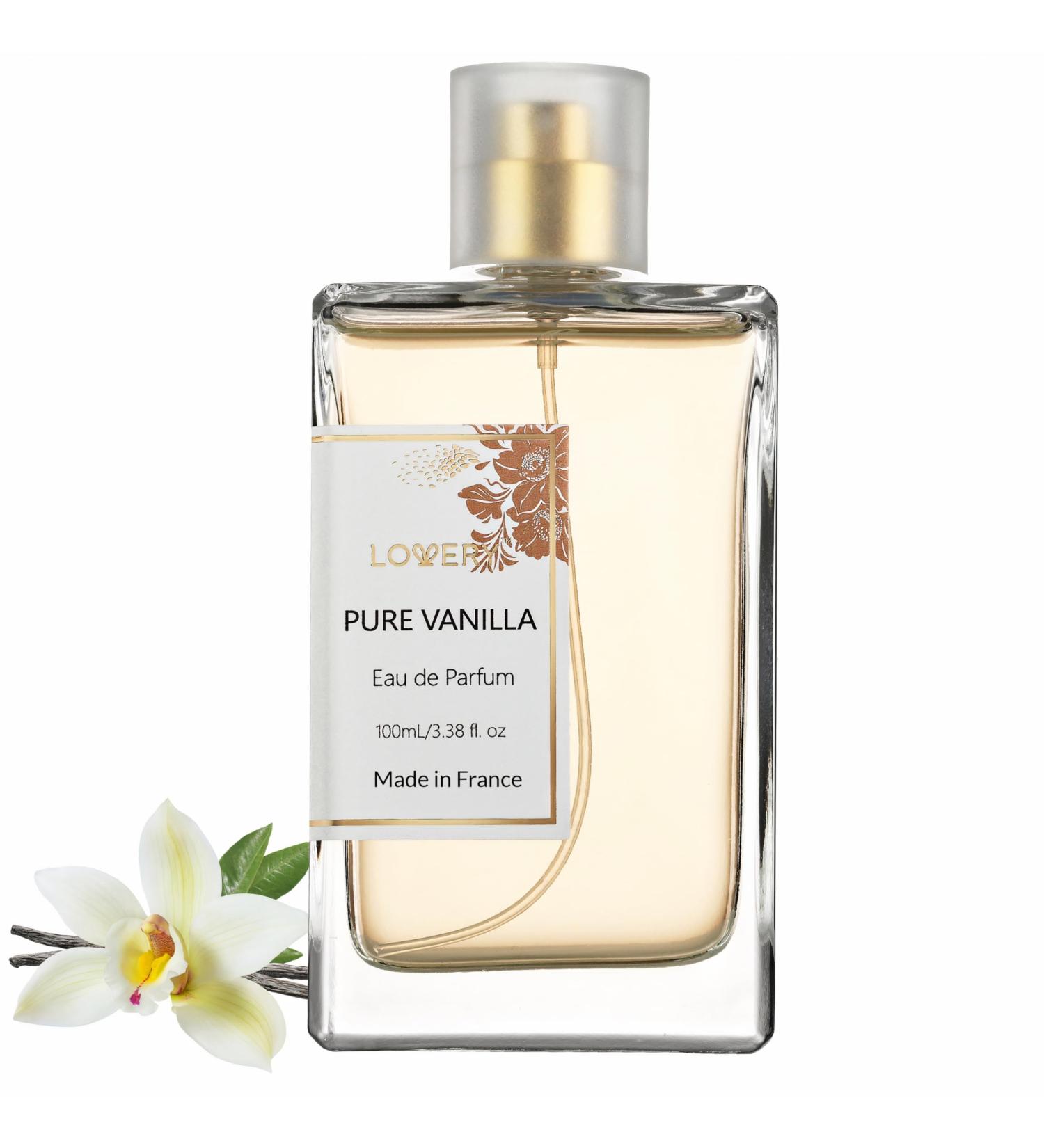LOVERY Pure Vanilla Perfume for Women 3.38 fl oz Made in France Long-Lasting Eau de Parfum Sweet Vanilla Fragrance Gift for Girlfriend Wife or Mom Ideal Christmas or Spa Gift for Women - Buy Online on GoSupps.com
