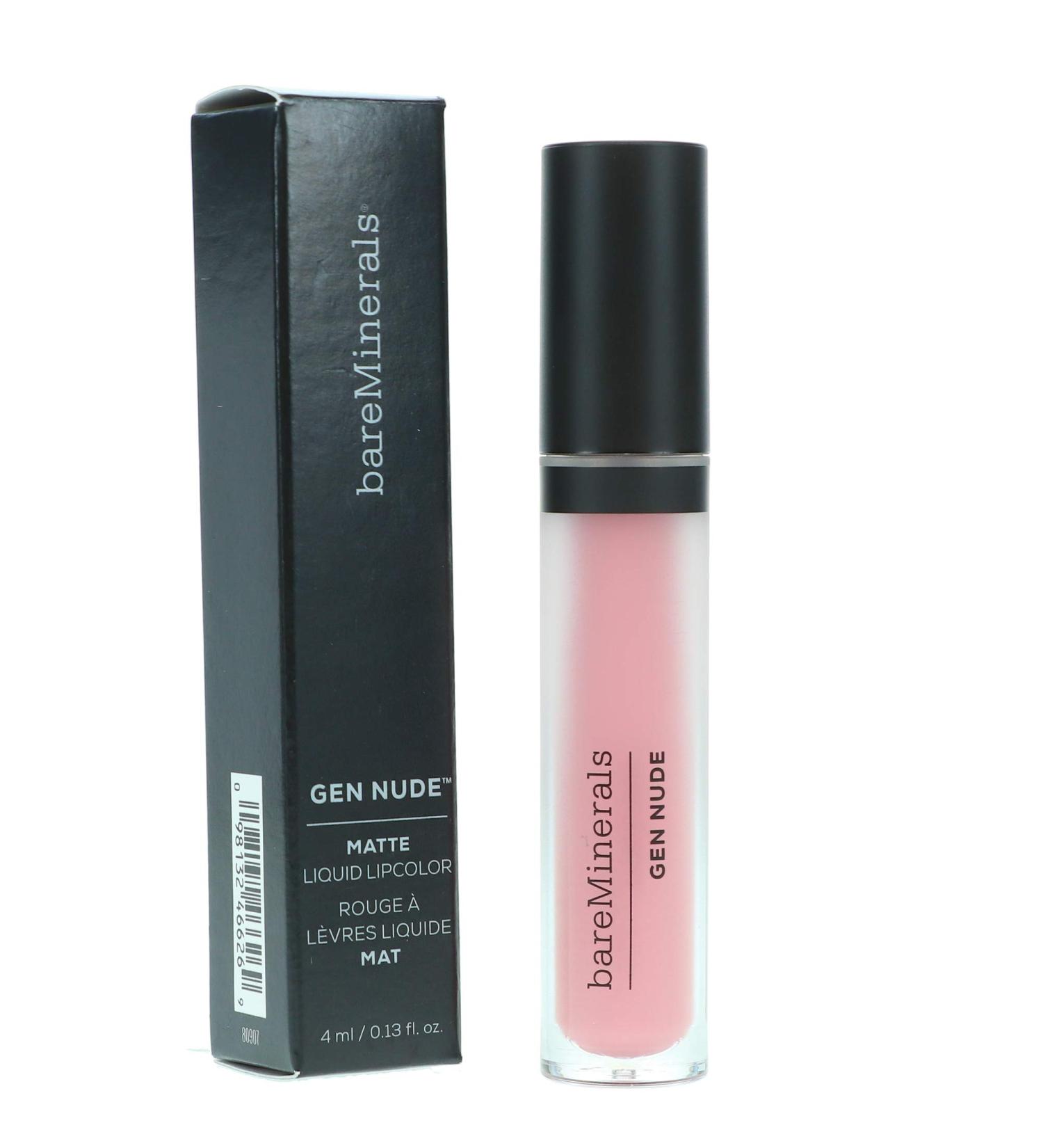 bareMinerals Gen Nude Matte Liquid Lip Color Smooch - 0.13 oz | Long-Lasting Matte Formula - Buy Online on GoSupps.com