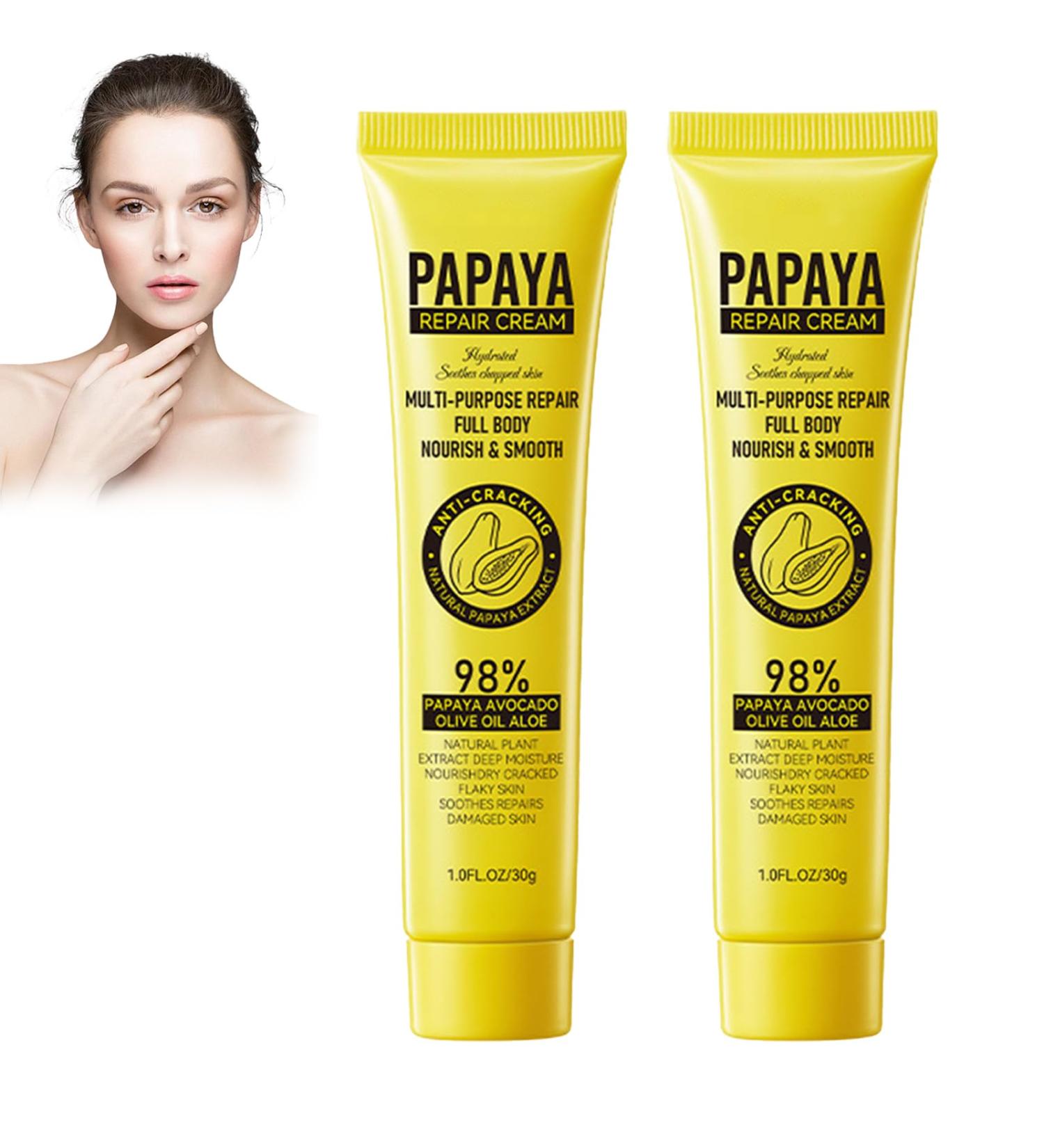 Crsetmyth Papaya Whitening Cream for Frozen Cracked and Moisturizing Skin Care for AntiDrying 2 Pack - Buy Online on GoSupps.com