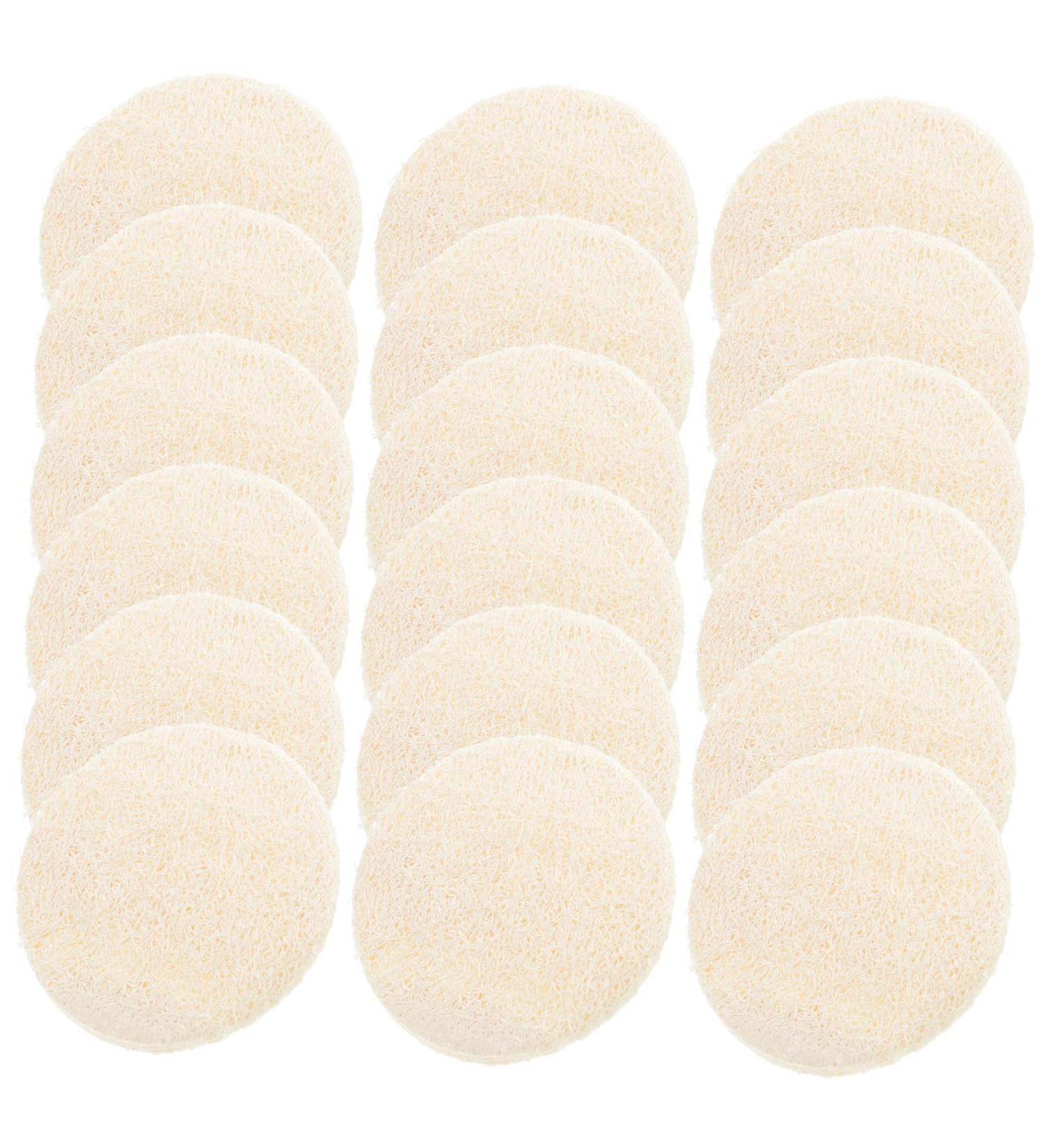 FRCOLOR 36pcs Loofah Slices - Facial Exfoliating Pads & Scrubbers for Glowing Skin | Perfect for All Skin Types - Buy Online on GoSupps.com