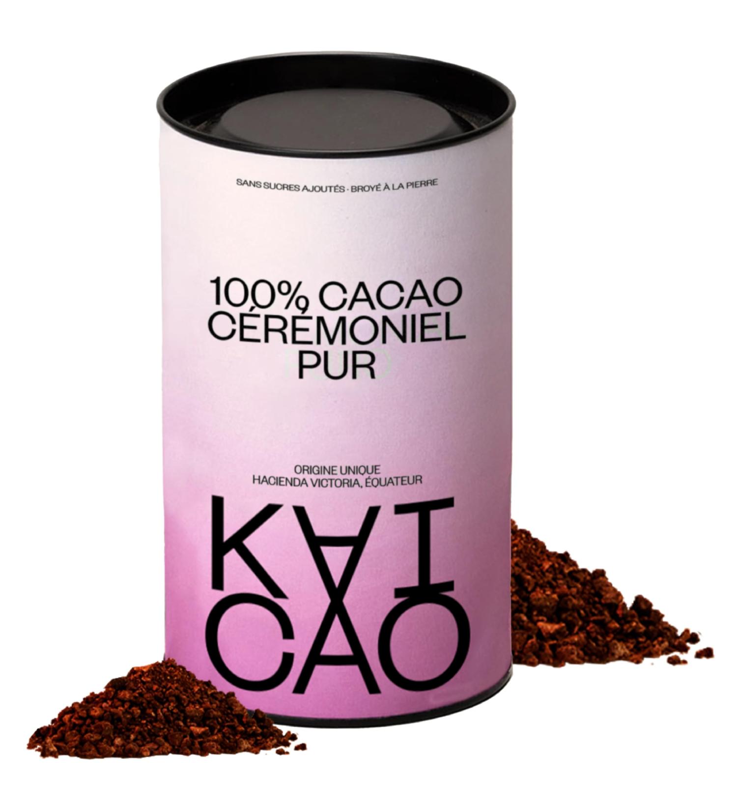 Kaicao Cacao Ceremonial - Cacao Pur en Poudre - Sans Sucre Vegan Sans Gluten R gime Keto - de la Hacienda Lim n quateur - 200g - Buy Online on GoSupps.com