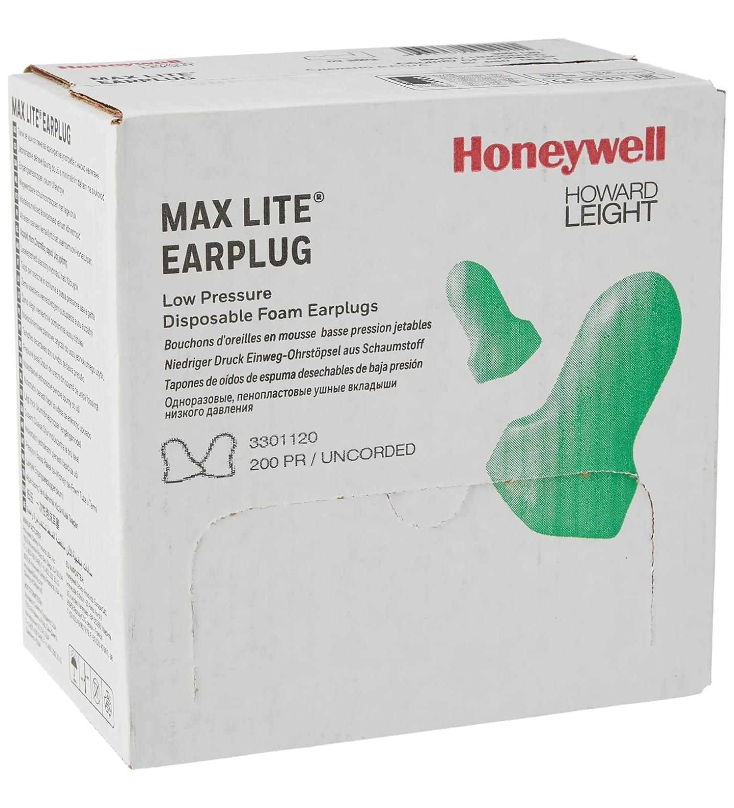 154-Lpf1 Max-Lite Disposable Ear Plugs - 200/Box | Comfort & Noise Reduction Worldwide Shipping - Buy Online on GoSupps.com
