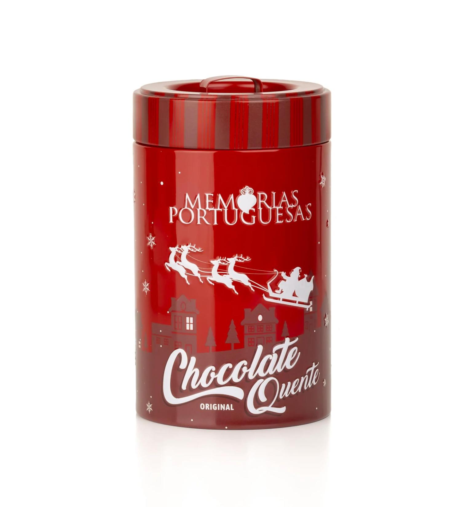 Fifth of Jugais Tin of Hot Chocolate 100 g Powder Mix Perfect for Cold Days Full of Flavor Ideal Chocolate to Give as a Gift Gourmet Product of Portuguese Origin - Buy Online on GoSupps.com