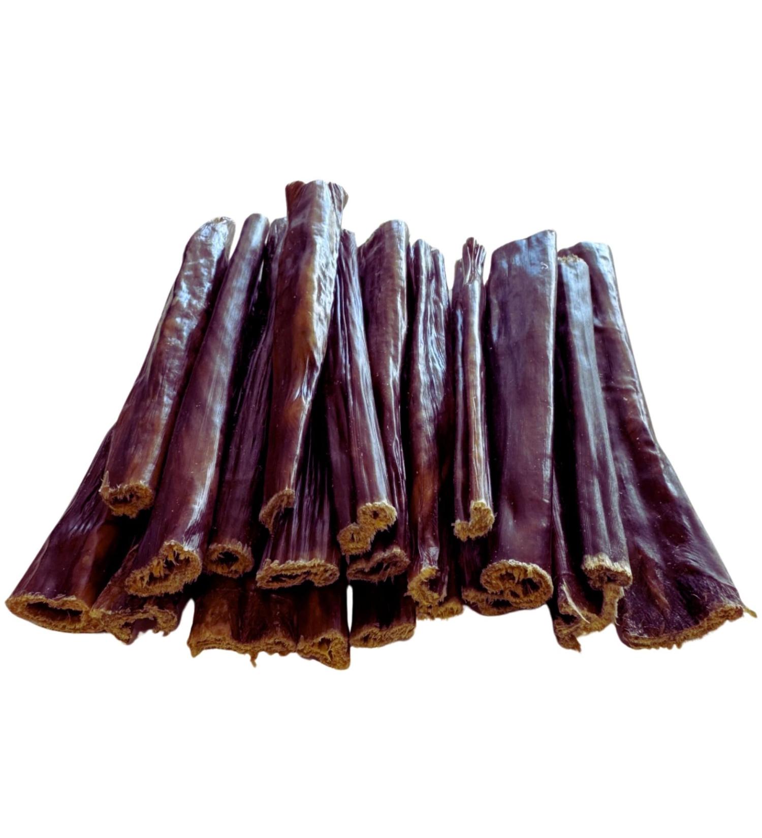 Beef Esophagus Sticks - Beef Esophagus Dog CHEW Treats - (6 INCH 30 Pack Approx. 448 Grams) - Single Ingredient Beef Esophagus - 100% Natural - Rich in GLUCOSAMINE and CHONDROITIN 14.93 g (Pack of 30) - Buy Online on GoSupps.com