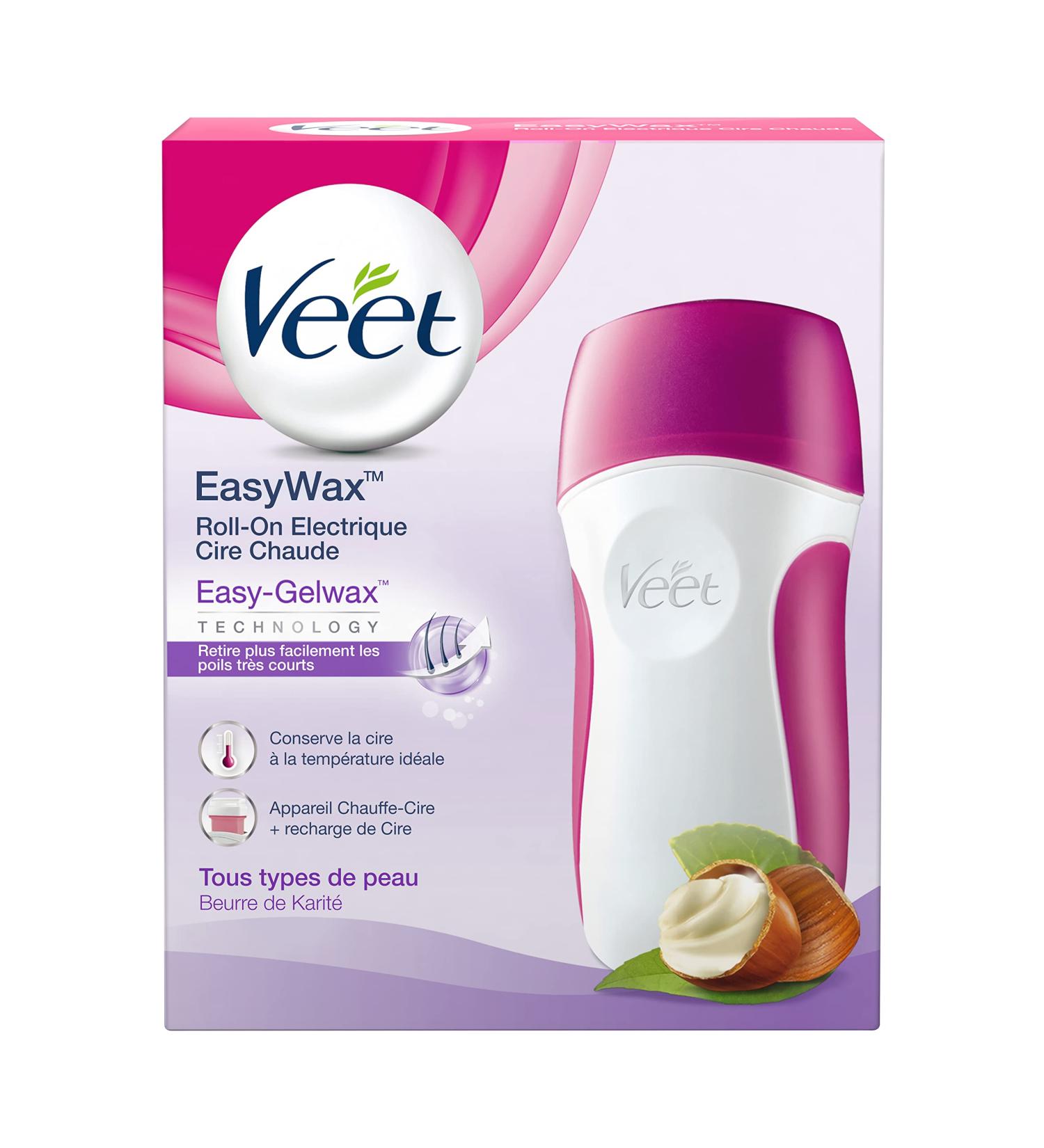VEET Roll-On EasyWax Kit | Easy Waxing at Home | Quick & Efficient Hair Removal - Buy Online on GoSupps.com