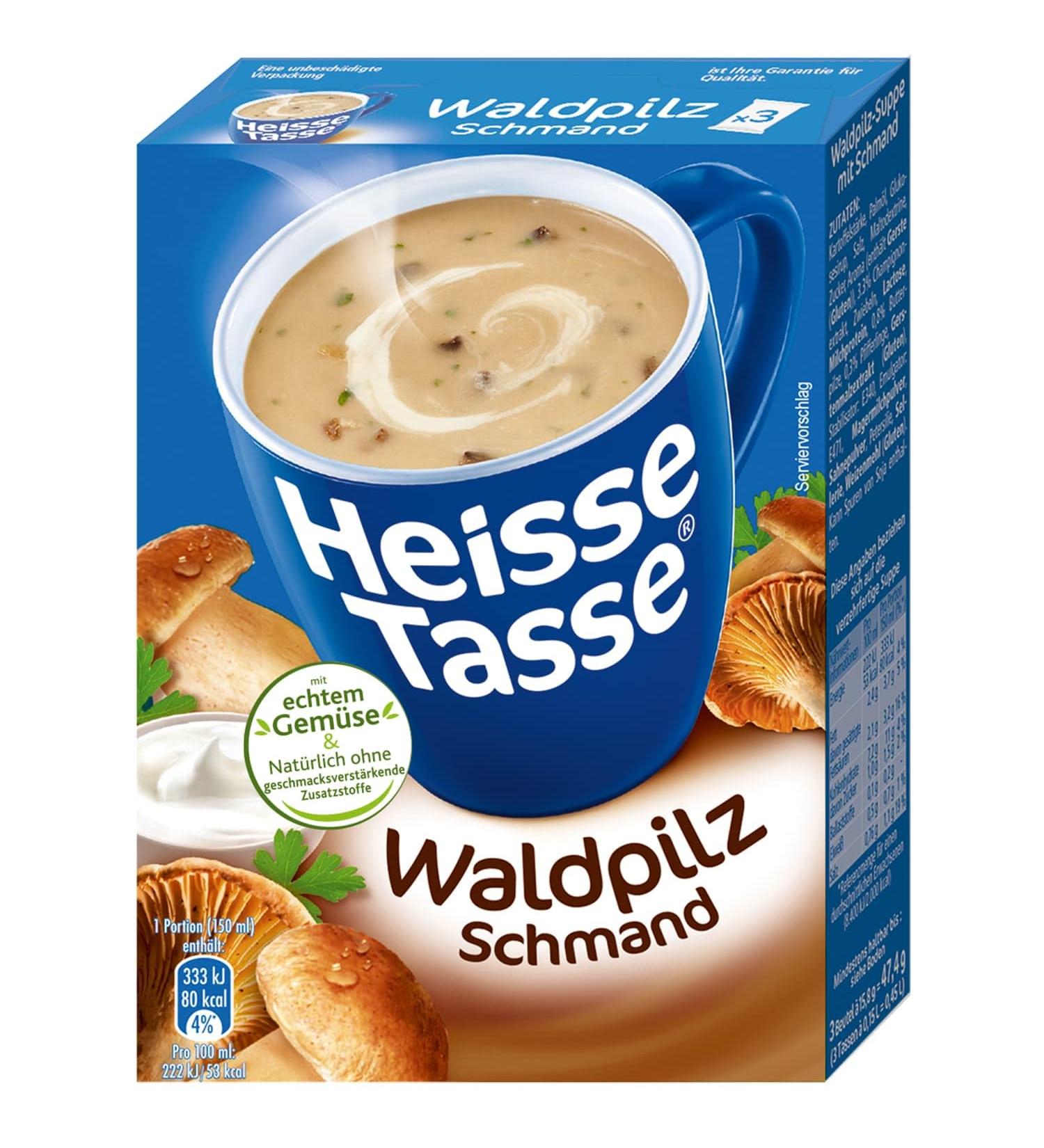 Hot Cup Forest Mushroom Sour Cream - 12 Pack (3 Bags of 0.15L Each) | Premium International Shipping - Buy Online on GoSupps.com