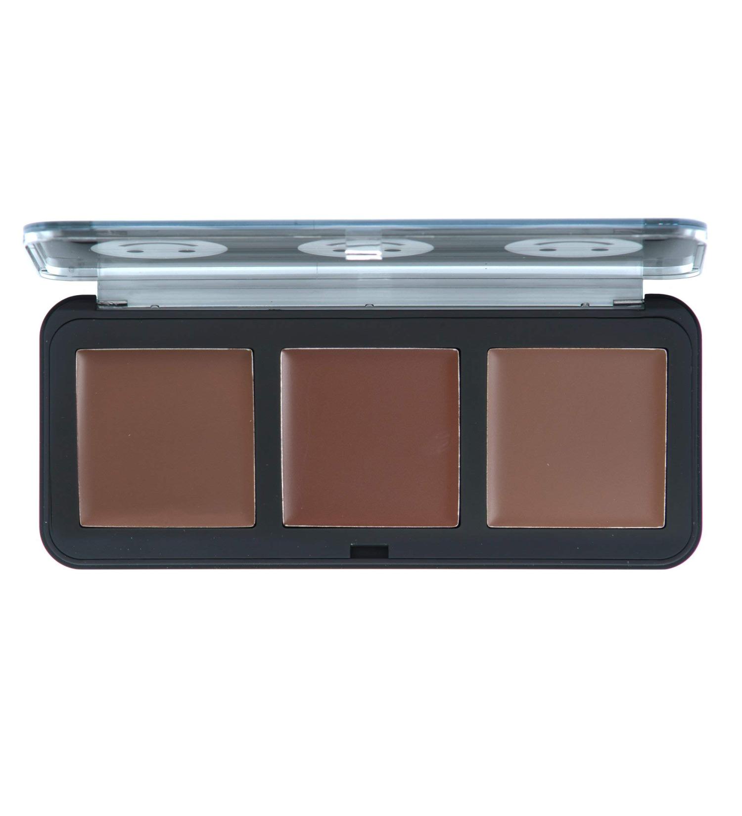 The Cr me Shop 123 Smile Shading Cream Trio Face Makeup Palette (Deep) - Buy Online on GoSupps.com