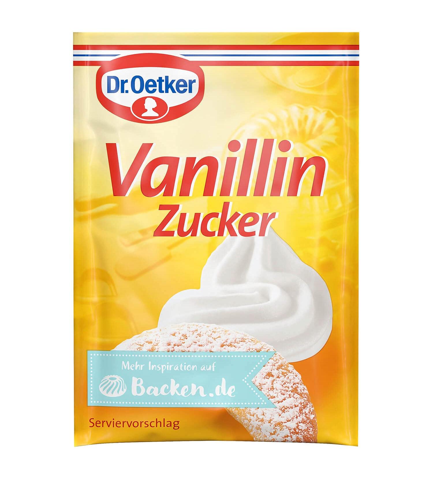 Dr Oetker Vanillin Zucker Vanilla Sugar 10x 8g - imported by DFB - Buy Online on GoSupps.com