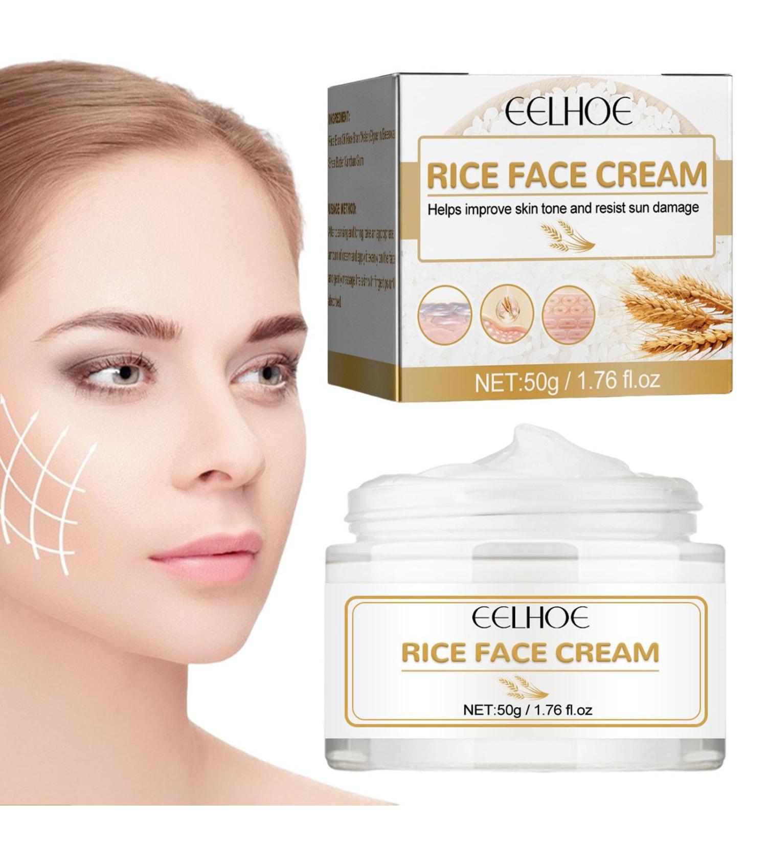  Sloane Sloane Korean Rice Face | Brightening Moisturizer for Long Lasting Hydration | 1.76 FL.oz Rapi Absorbing Rich Moisturizer - Buy Online on GoSupps.com