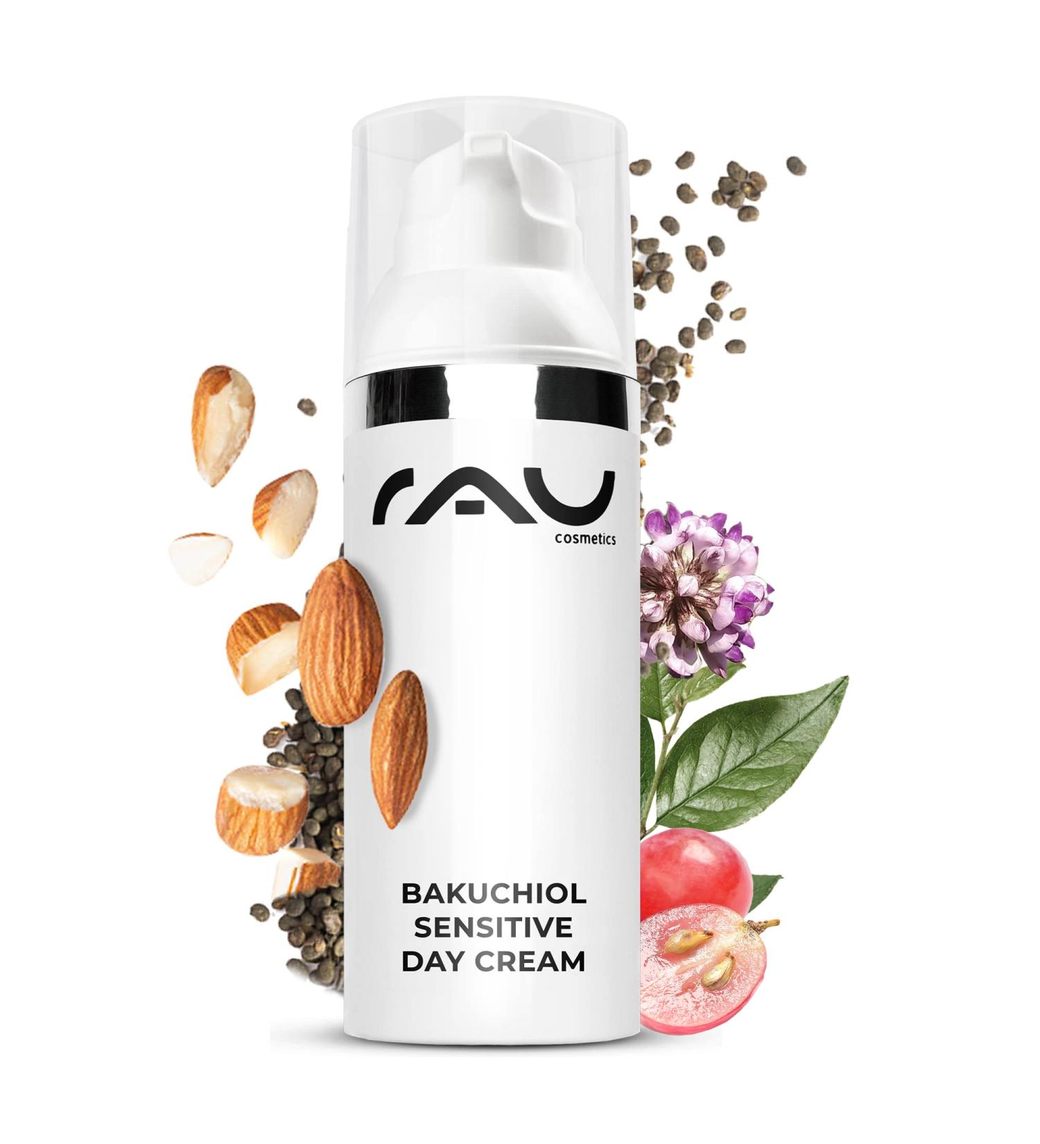 Buy Rough Cosmetics Bakuchiol Sensitive Day Cream 50ml | Anti-Aging Retinol Face Cream for Blemished & Ripe Skin | Light Moisturizer for Glowing Skin - Buy Online on GoSupps.com
