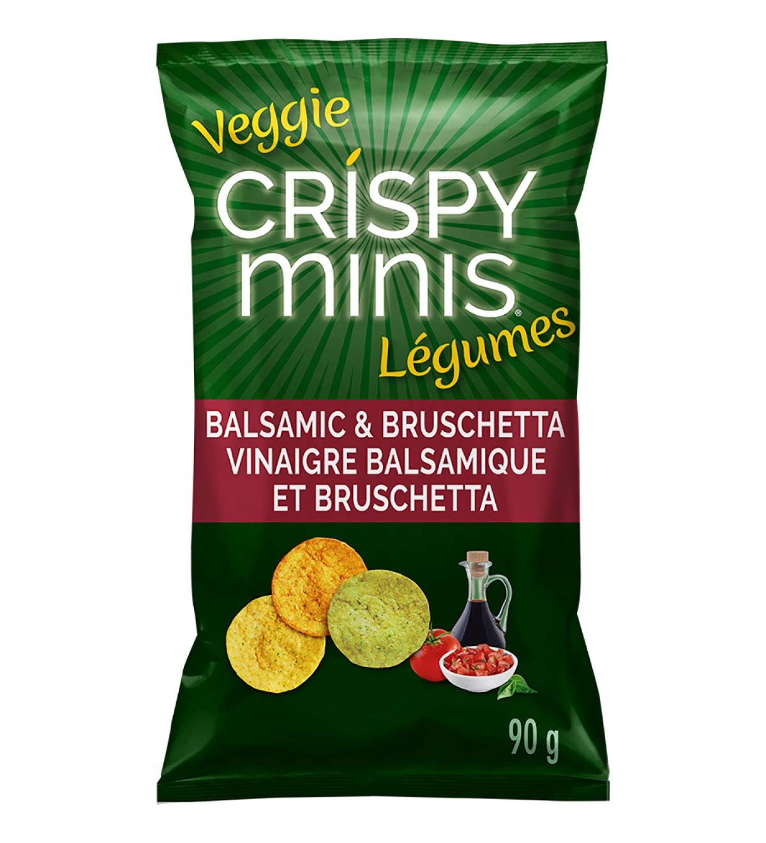 Quaker Crispy Minis Veggie Balsamic & Bruschetta Multigrain Chips 90g - Imported from Canada - Buy Online on GoSupps.com