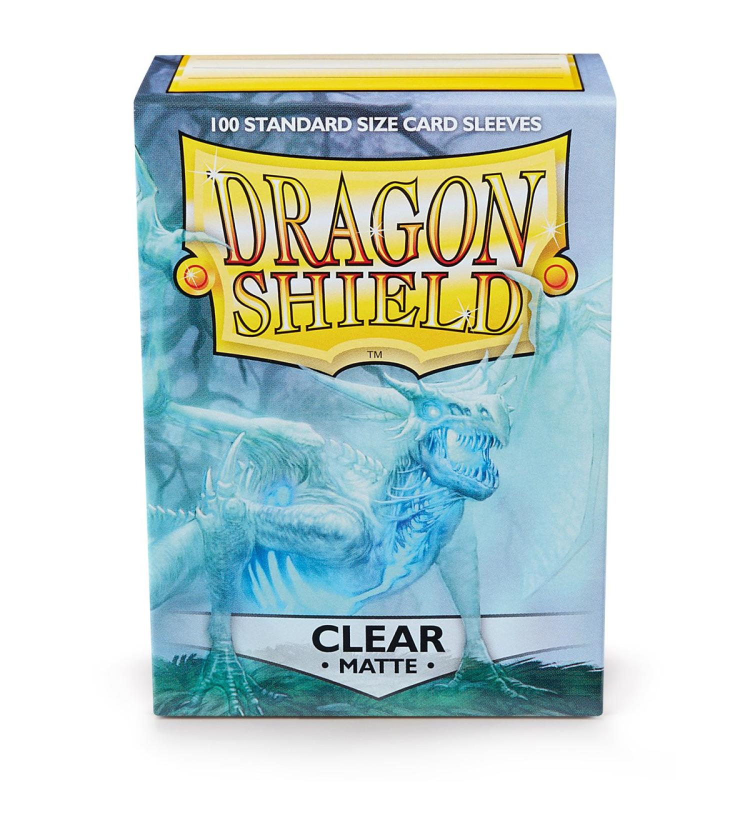 Dragon Shield Matte Clear Card Game Sleeves | Durable Protection for TCGs - Buy Online on GoSupps.com