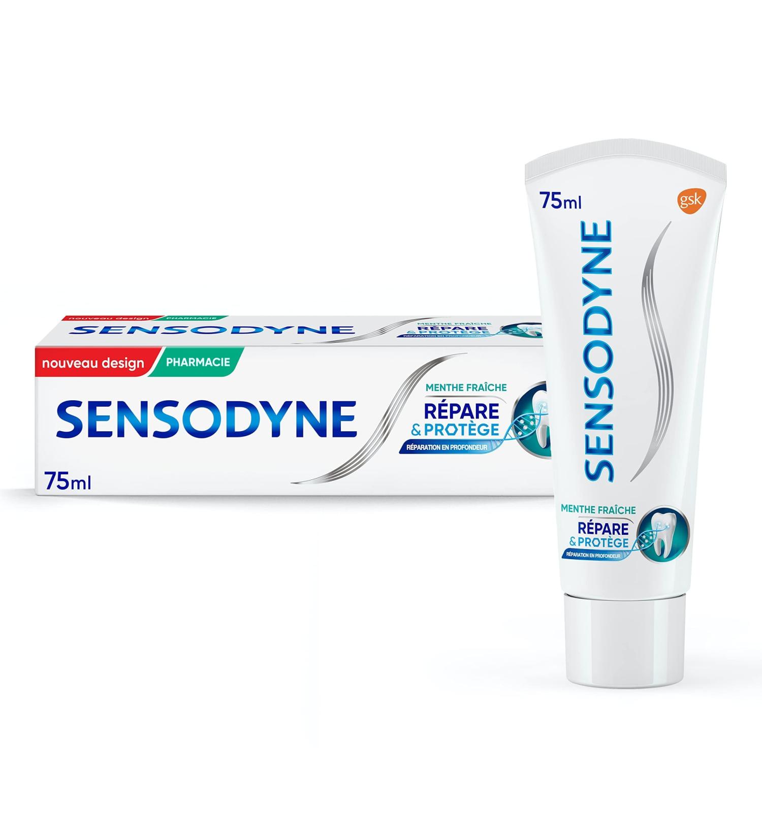 Sensodyne Repair & Protect Toothpaste Fresh Mint For Sensitive Teeth Long-Lasting Protection Against Tooth Sensitivity 75ml - Buy Online on GoSupps.com