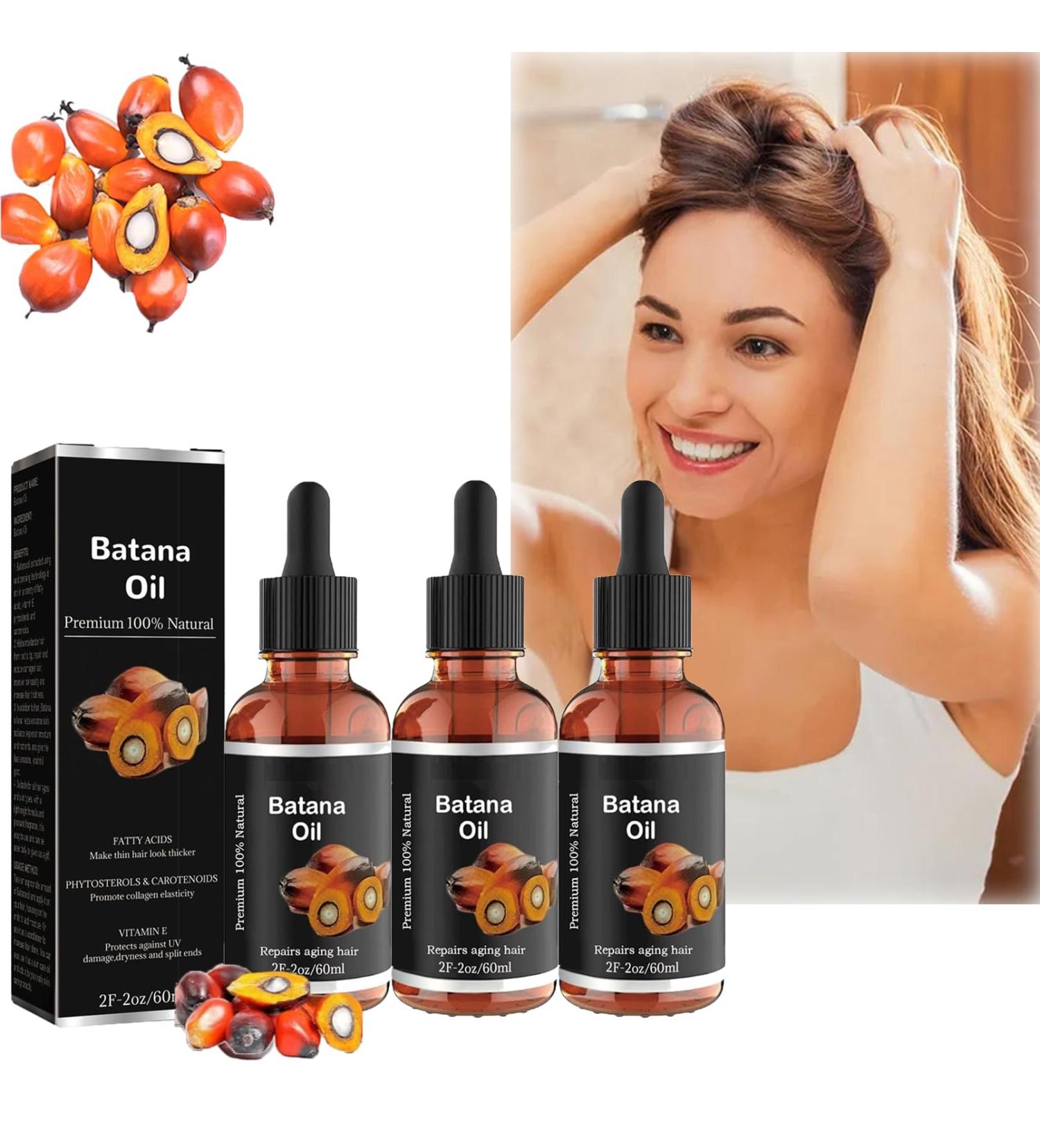 Orgrul Set of 3 organic batana oils for hair growth - Rosemary Organic Natural Hair Growth Oil - Promotes healthy hair in men and - Buy Online on GoSupps.com