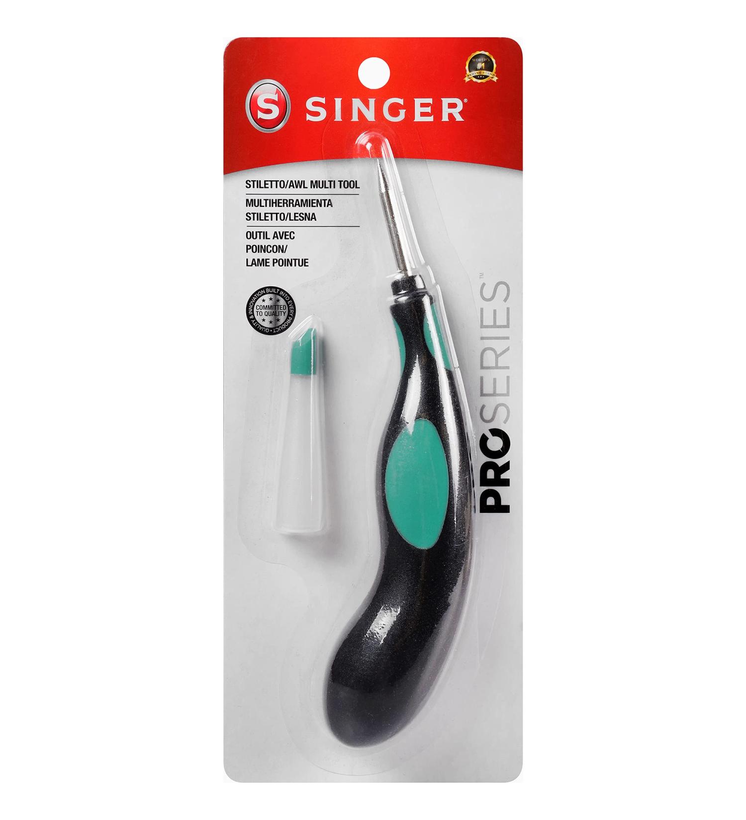 SINGER 57344 ProSeries Sewing Multi-Tool Stilletto Awl - Teal | Essential Sewing Accessory - Buy Online on GoSupps.com