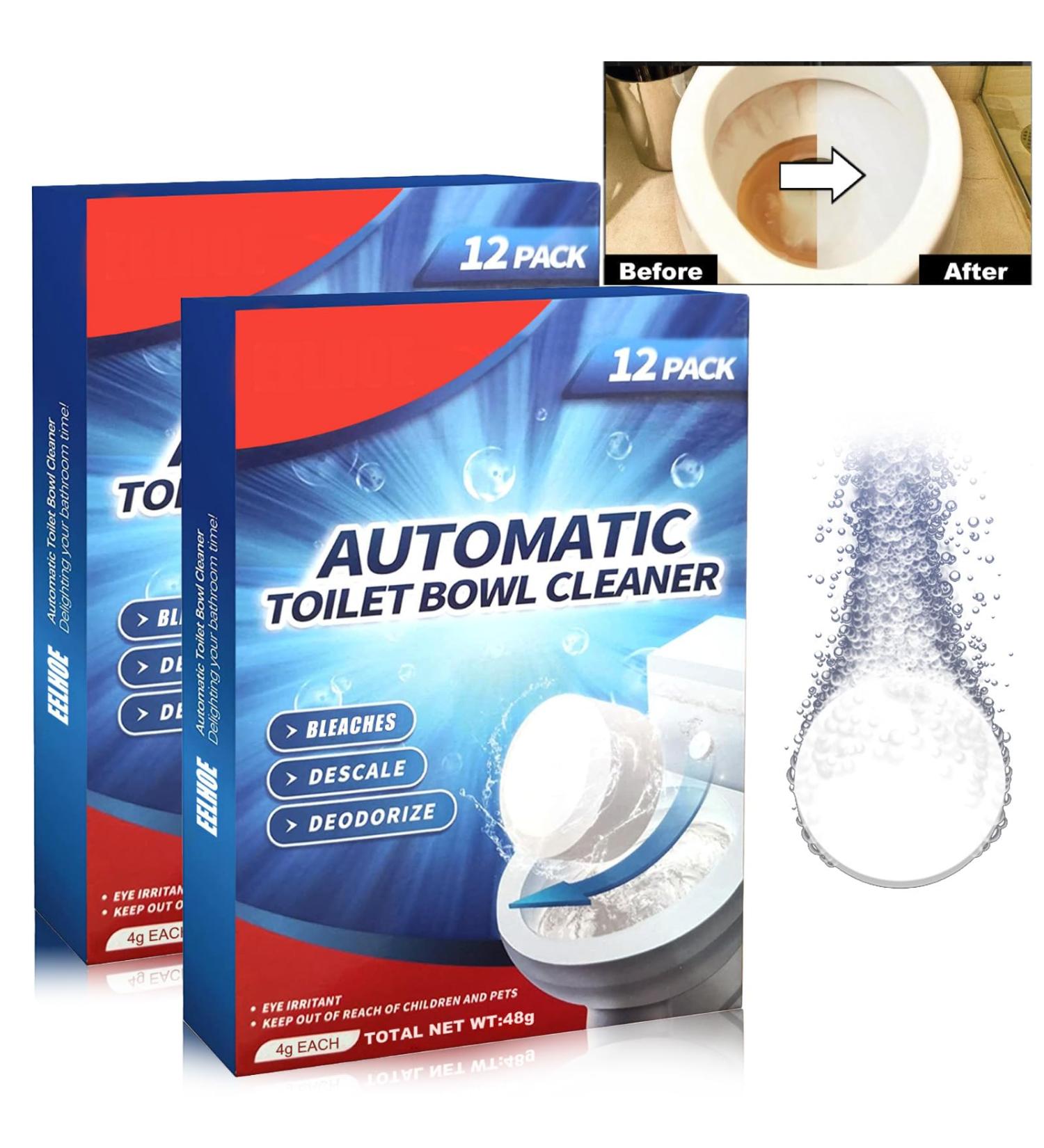 Funnaura 24PCS Toilet Cleaner Tablets Toilet Bowl Limescale Remover for Stains - Buy Online on GoSupps.com