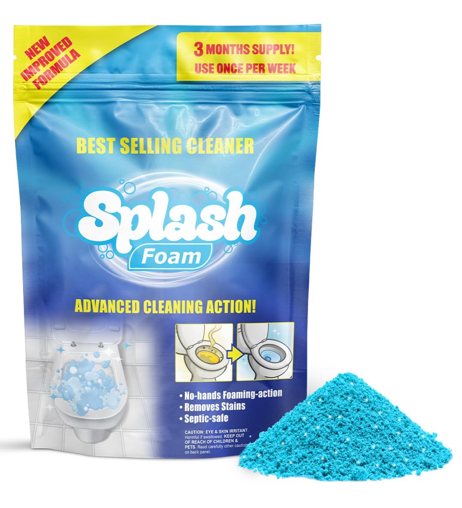 Toilet Cleaner - Self-Activating Miracle Powder for Deep Cleaning - 12 oz Pack | International Shipping Available - Buy Online on GoSupps.com