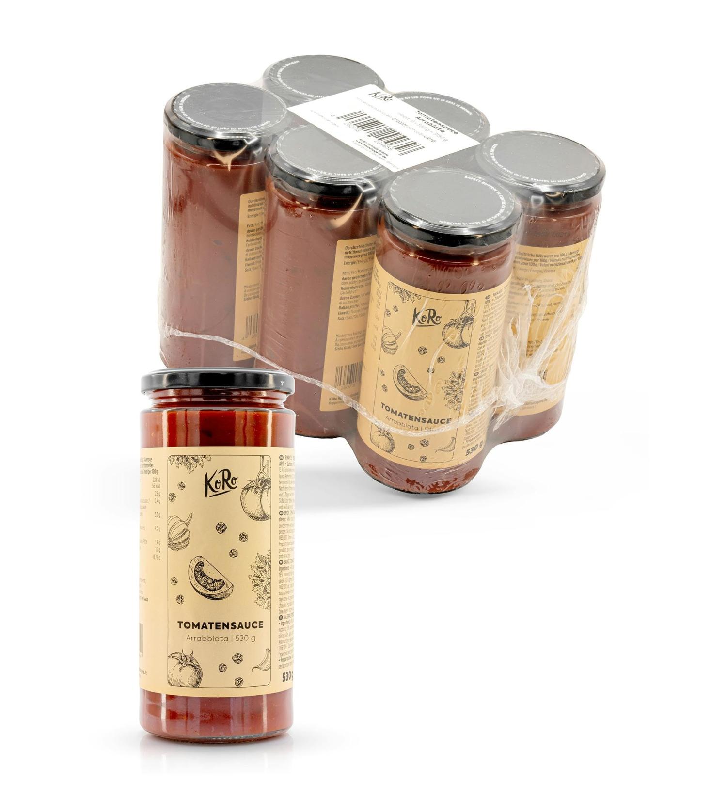 Choir Chorus Tomatensaous Arbibiata 6 x 530 g - Buy Online on GoSupps.com