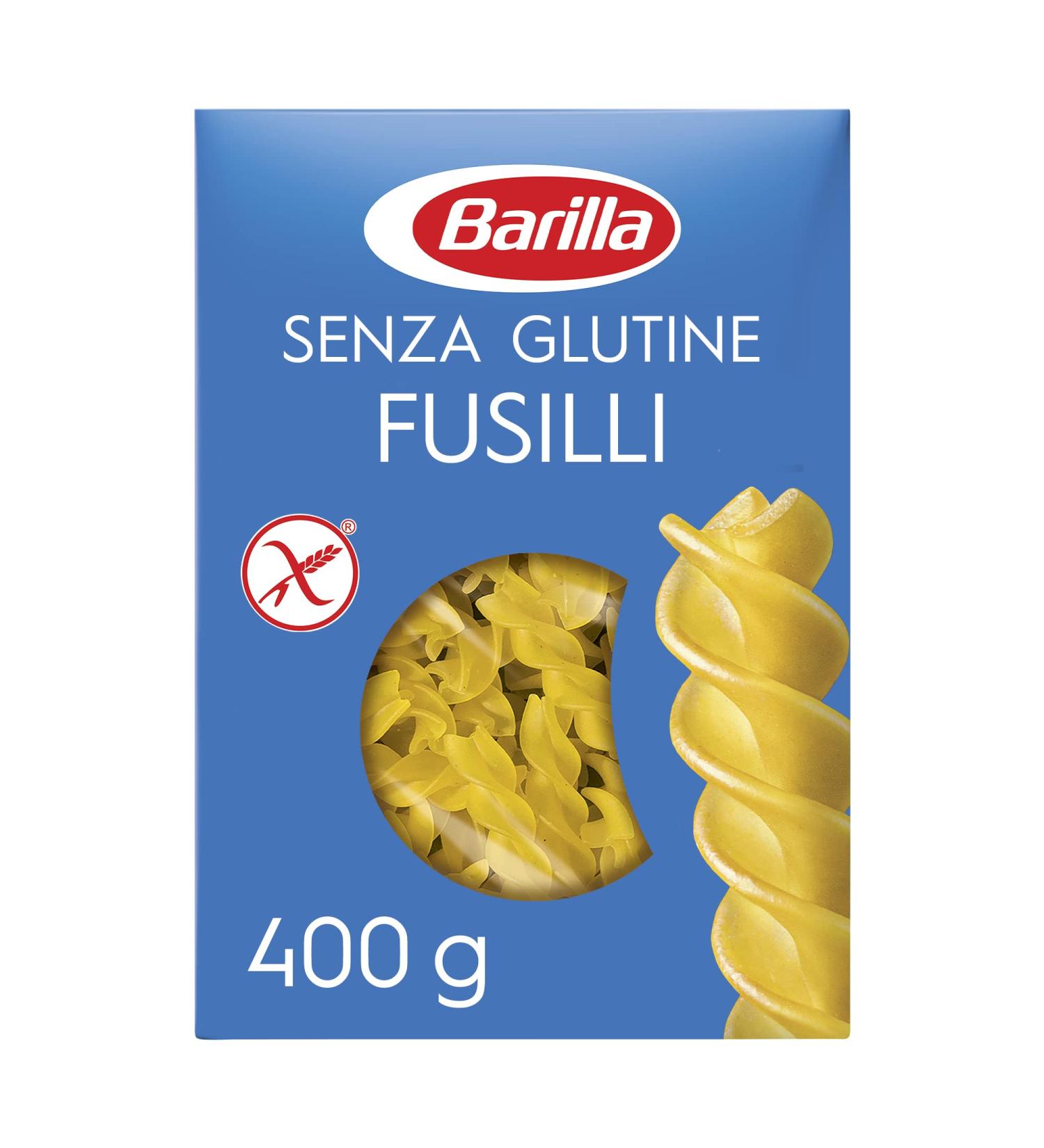 Buy Barilla Gluten-Free Fusilli Pasta | Delicious Corn & Rice | 400g - Ideal for Celiac & Gluten Intolerance - Buy Online on GoSupps.com