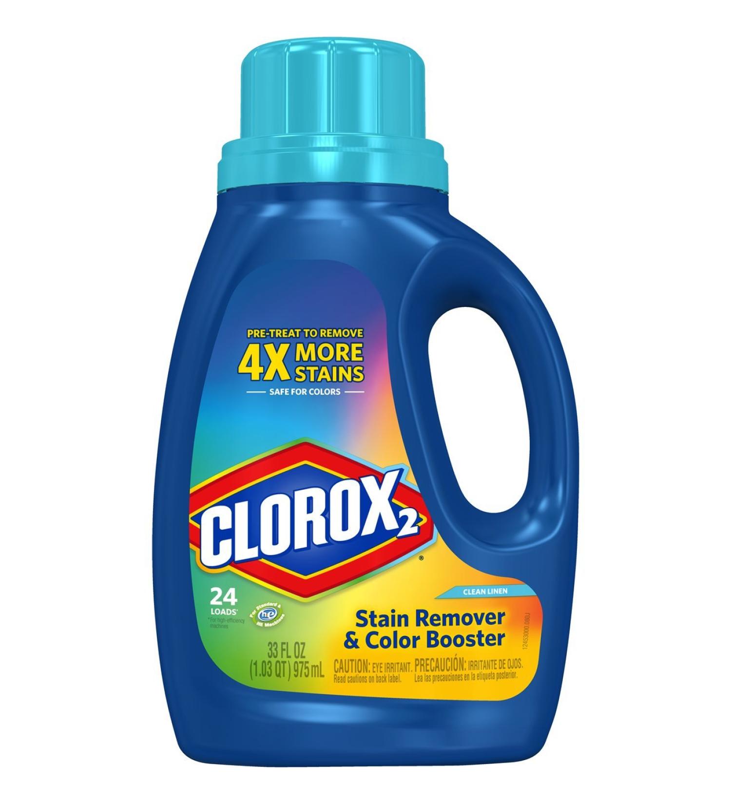 Clorox 2 Laundry Stain Remover & Color Booster - Clean Linen 33 oz | Shop Internationally - Buy Online on GoSupps.com