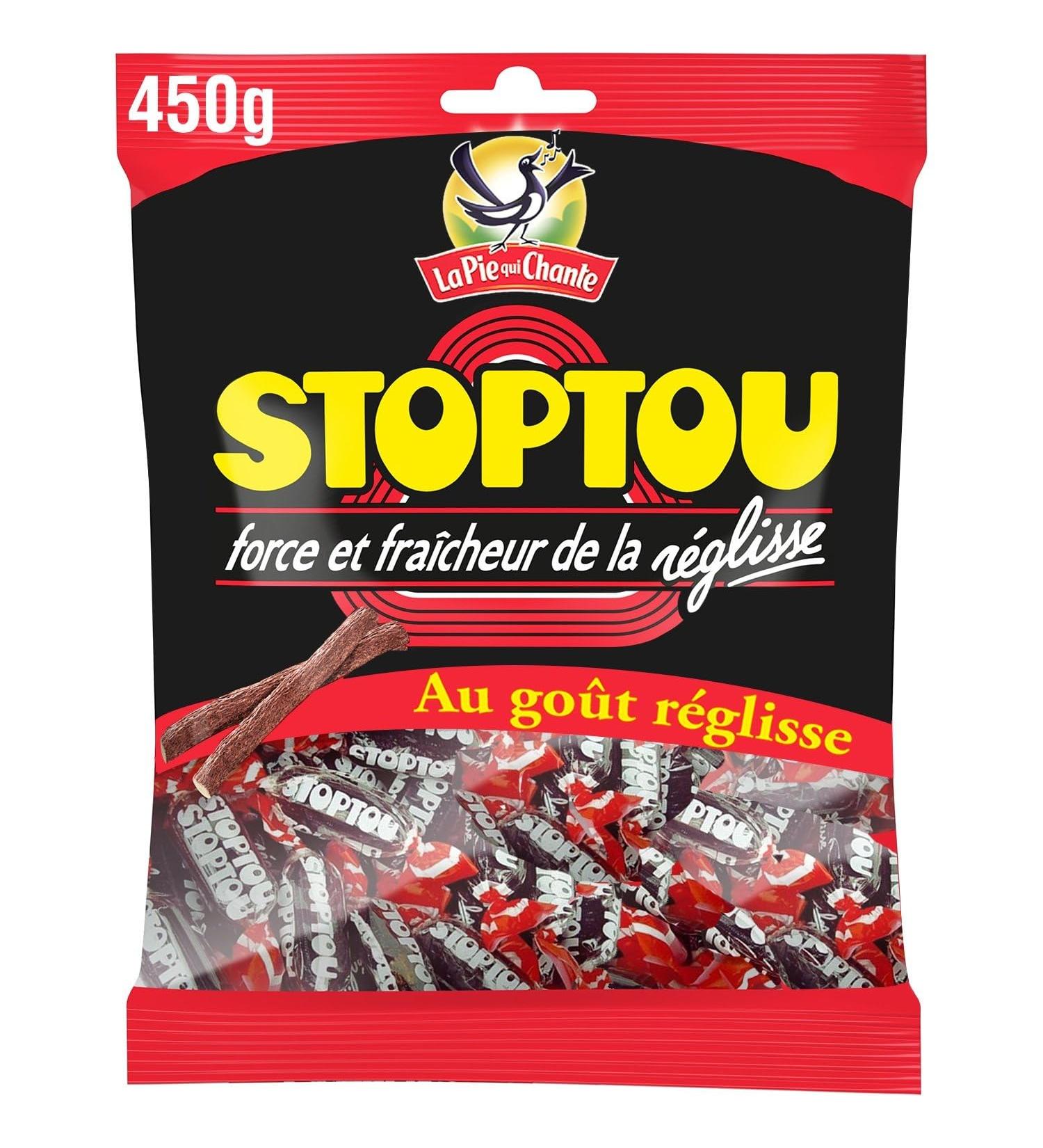 LA PIE QUI CHANTE Bonbons R glisse Intenses Go t Authentique et Texture Fondante (Sachet 450g) - Lot de 4 - vendu par Lot