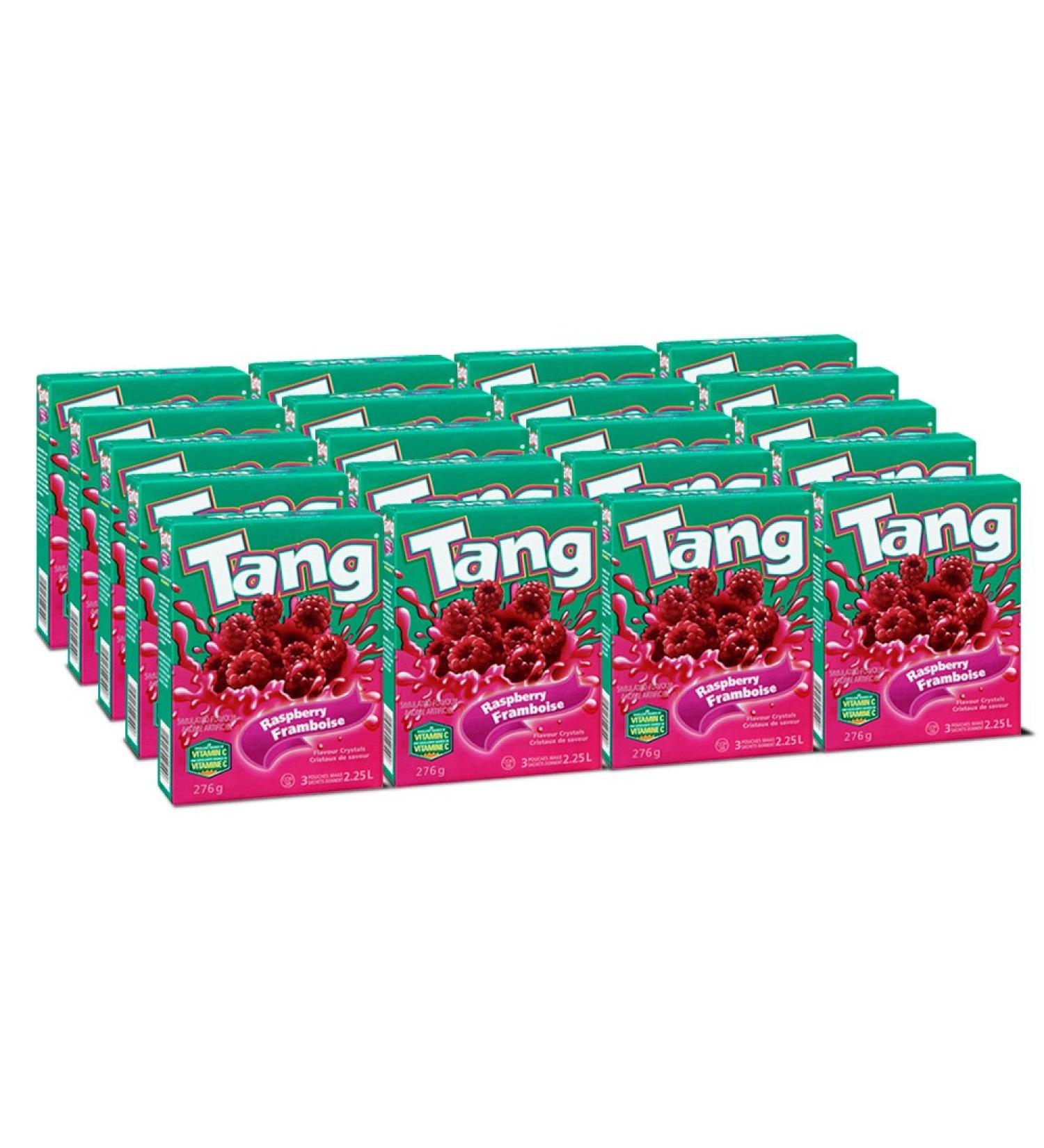Tang Raspberry Powdered Drink Mix 276g (20 Boxes of 3 Pouches) - Buy Online on GoSupps.com