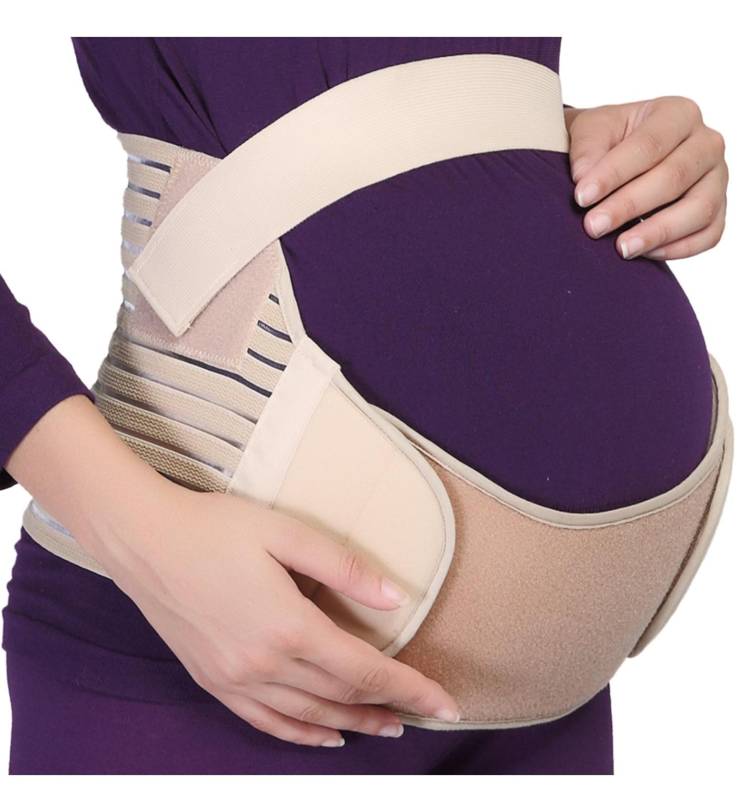 Neotech Care Maternity Belt Support | Pregnancy Belly Band for Back, Abdomen & Pelvis | Must-Have for Pregnant Women | Size Medium - Beige - Buy Online on GoSupps.com
