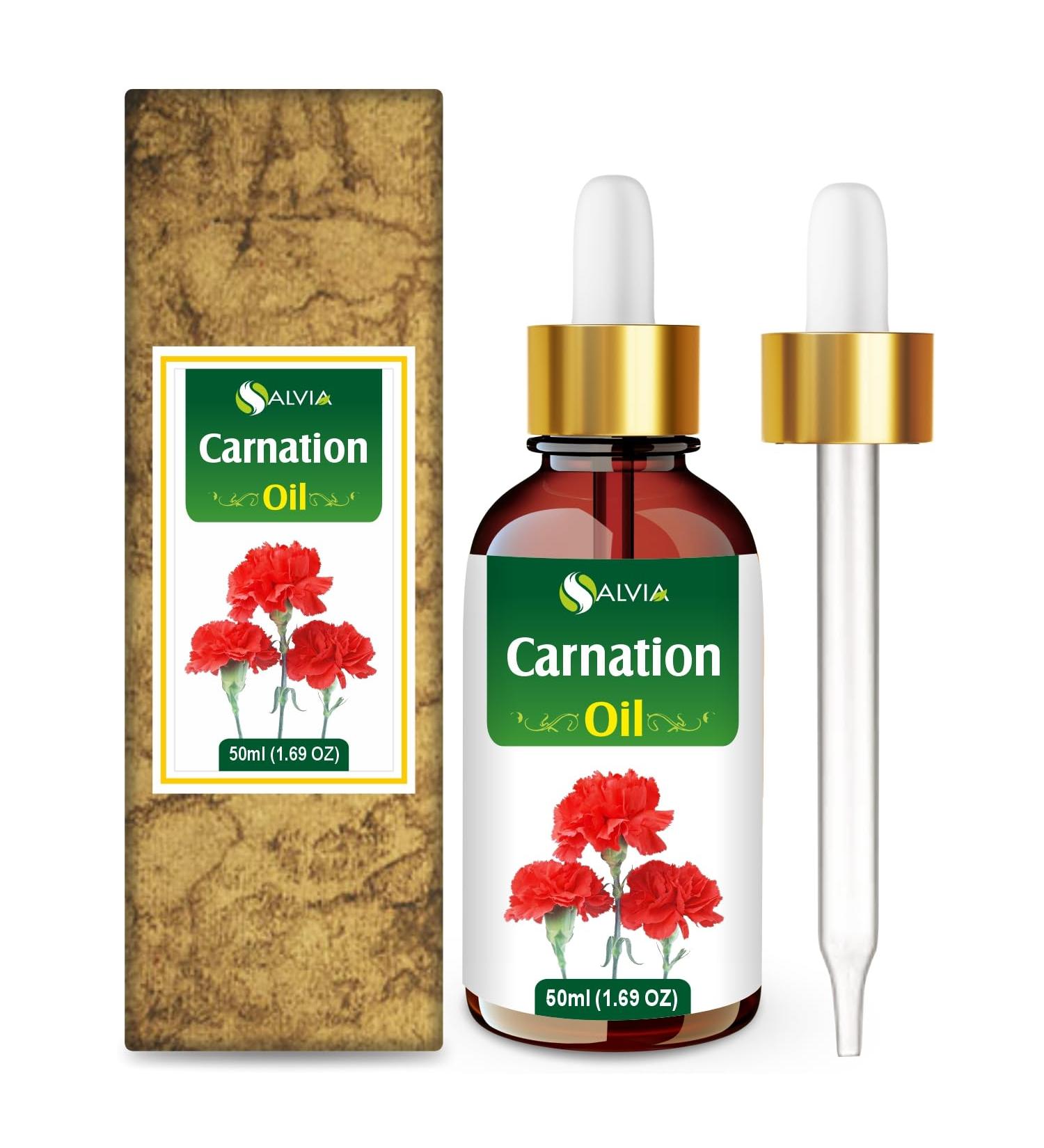 Carnation Therapeutic Essential Oil - 50ML / 1.6 fl oz with Dropper | Shop Internationally for Aromatherapy & Wellness - Buy Online on GoSupps.com