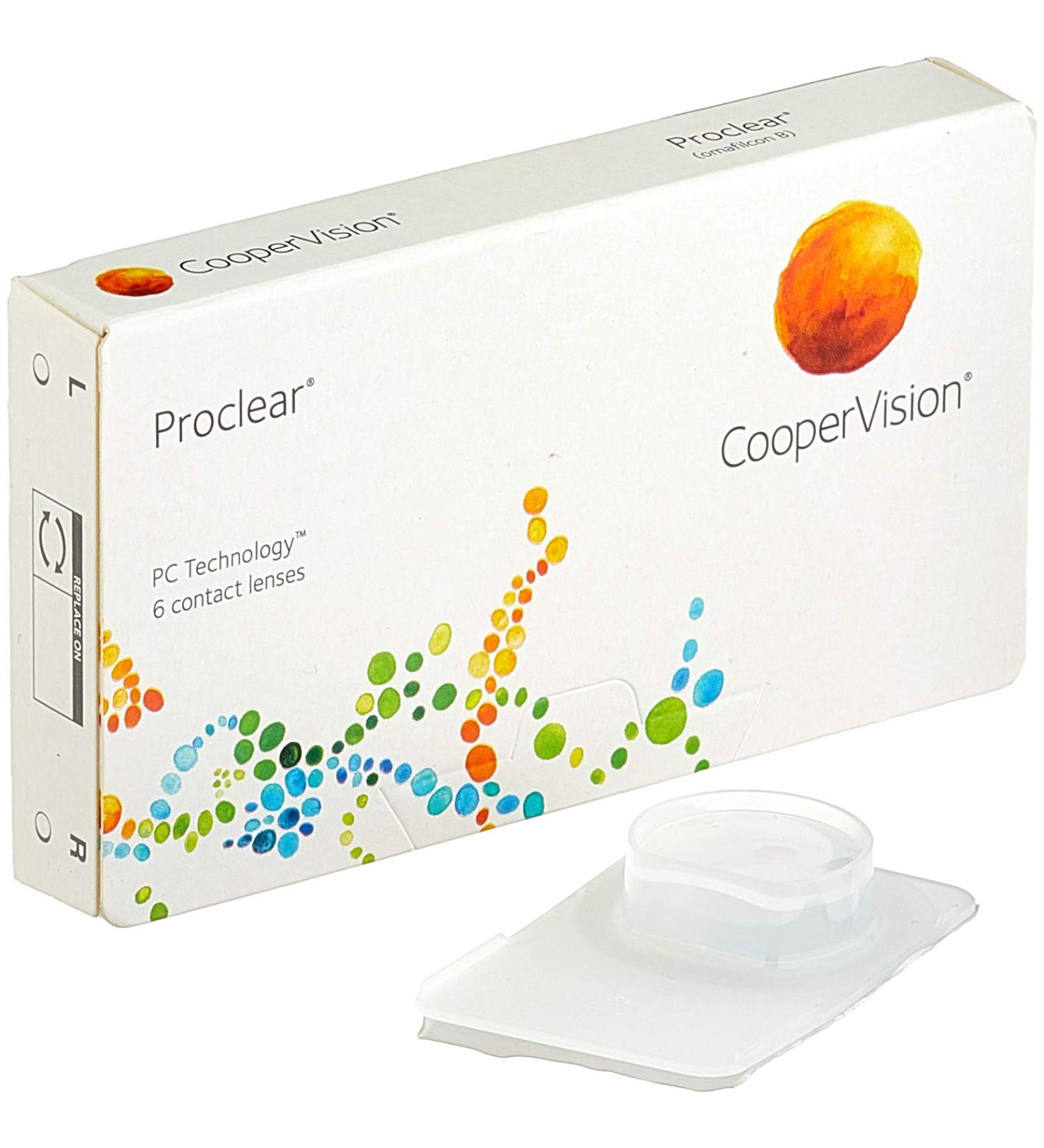 Proclear Spheric Monthly Soft Lenses - 6 Pieces | BC 8.6mm | DIA 14.2 | -2.25 Diopters - Buy Internationally - Buy Online on GoSupps.com