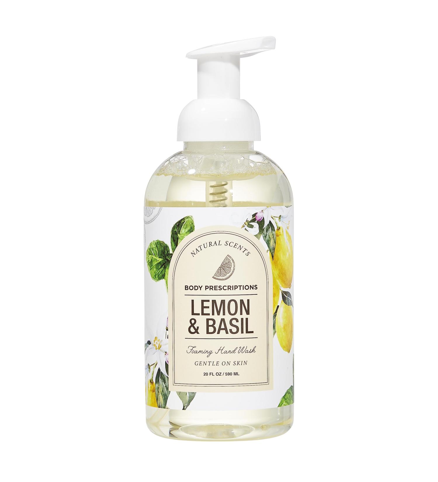 Lemon & Basil Foaming Hand Soap | Gentle Deep Cleansing 590 ML - Buy Online on GoSupps.com
