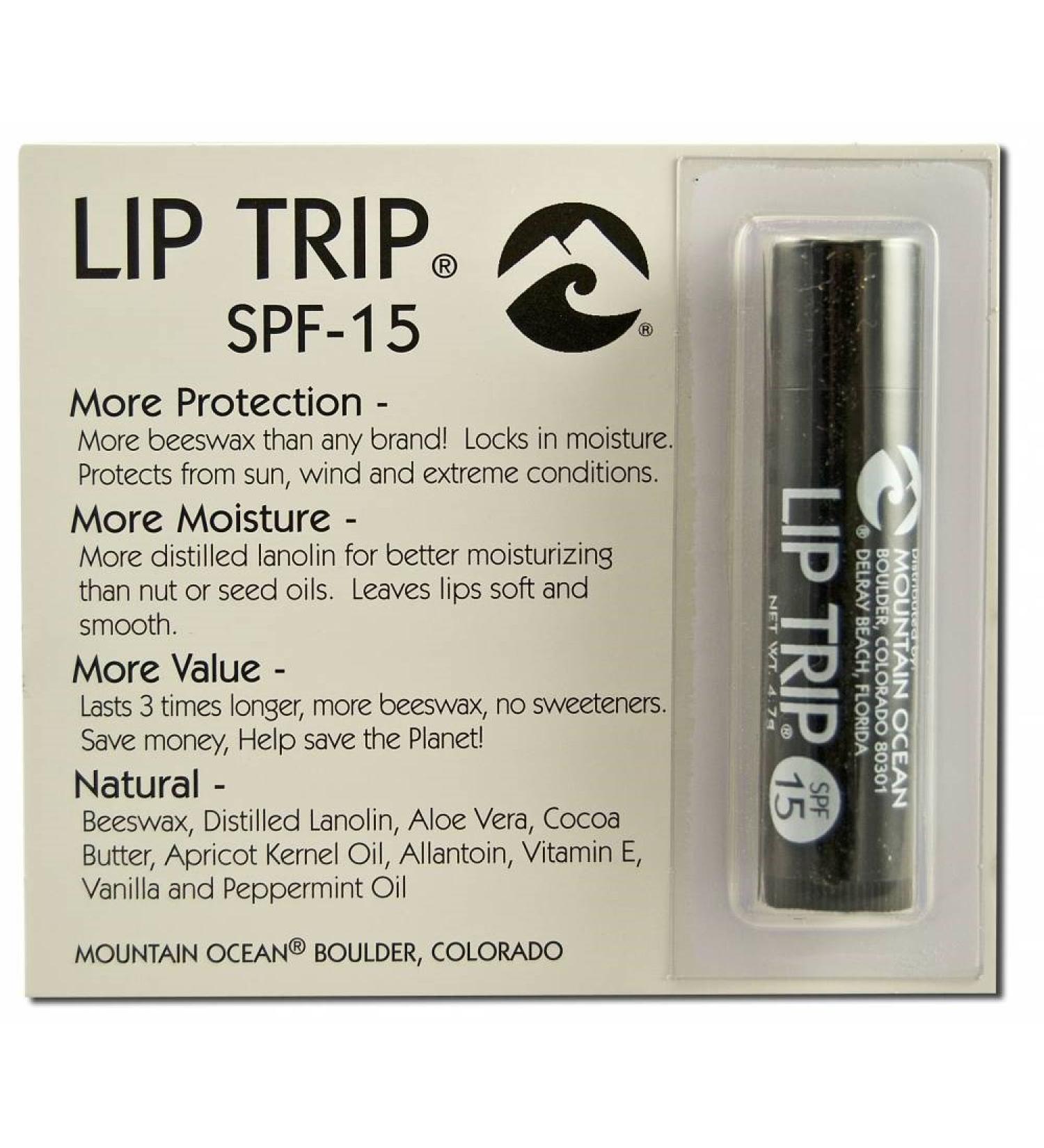 MOUNTAIN OCEAN Lip Trip SPF 15.165 OZ2