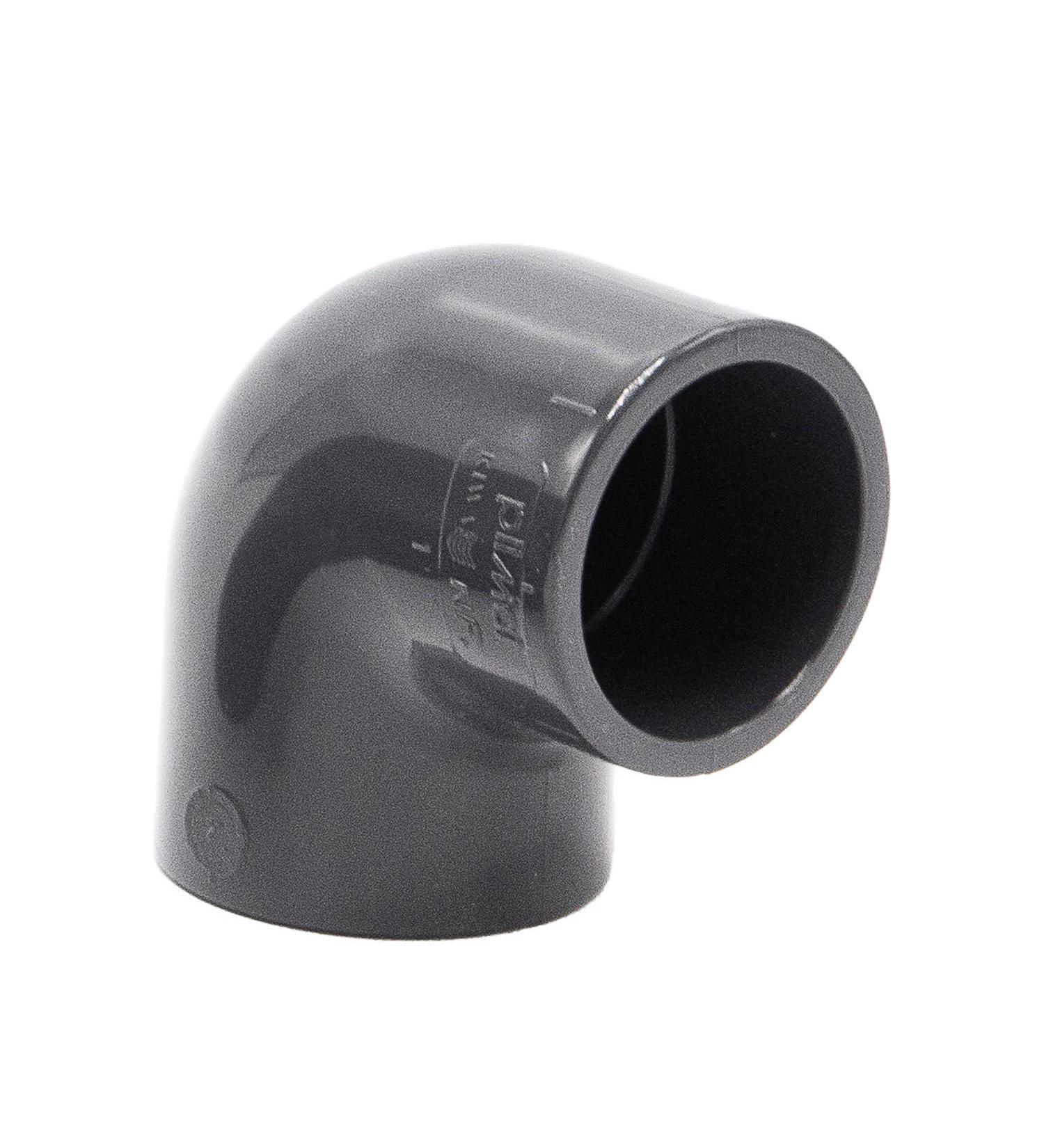 PVC Angle Sleeve 90 | 32mm (1 Inch) Adhesive Muffler | PVC Tube Sleeve with 2 Connections | Pipe Connection Piece | BM_082 - Buy Online on GoSupps.com