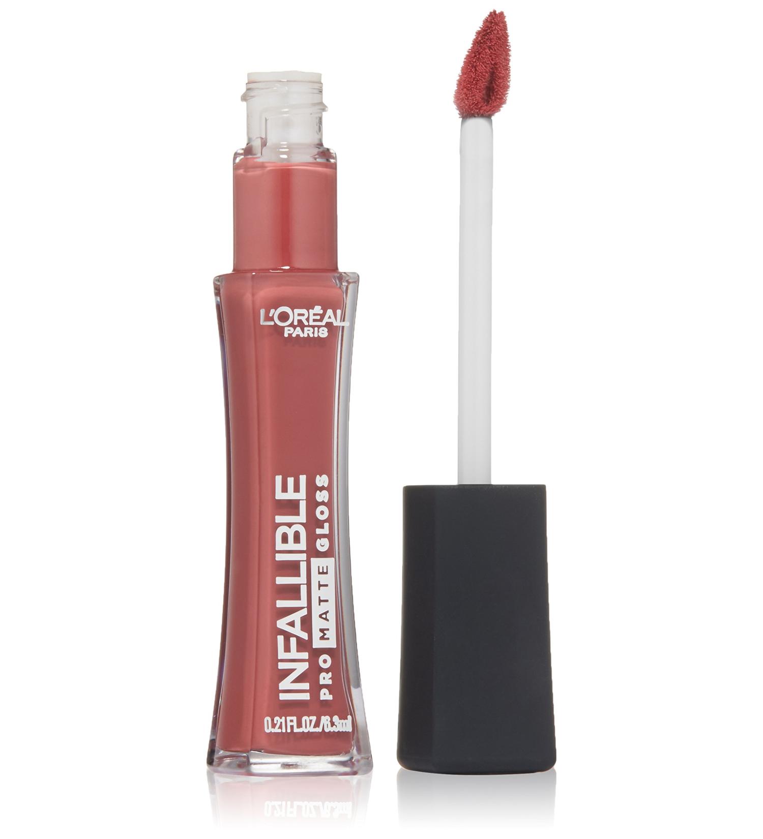 L'Or al Paris Infallible Lip Pro Matte Gloss  Nude Allude  0.21 fl. oz. Nude Allude 0.21 Fl Oz (Pack of 1)