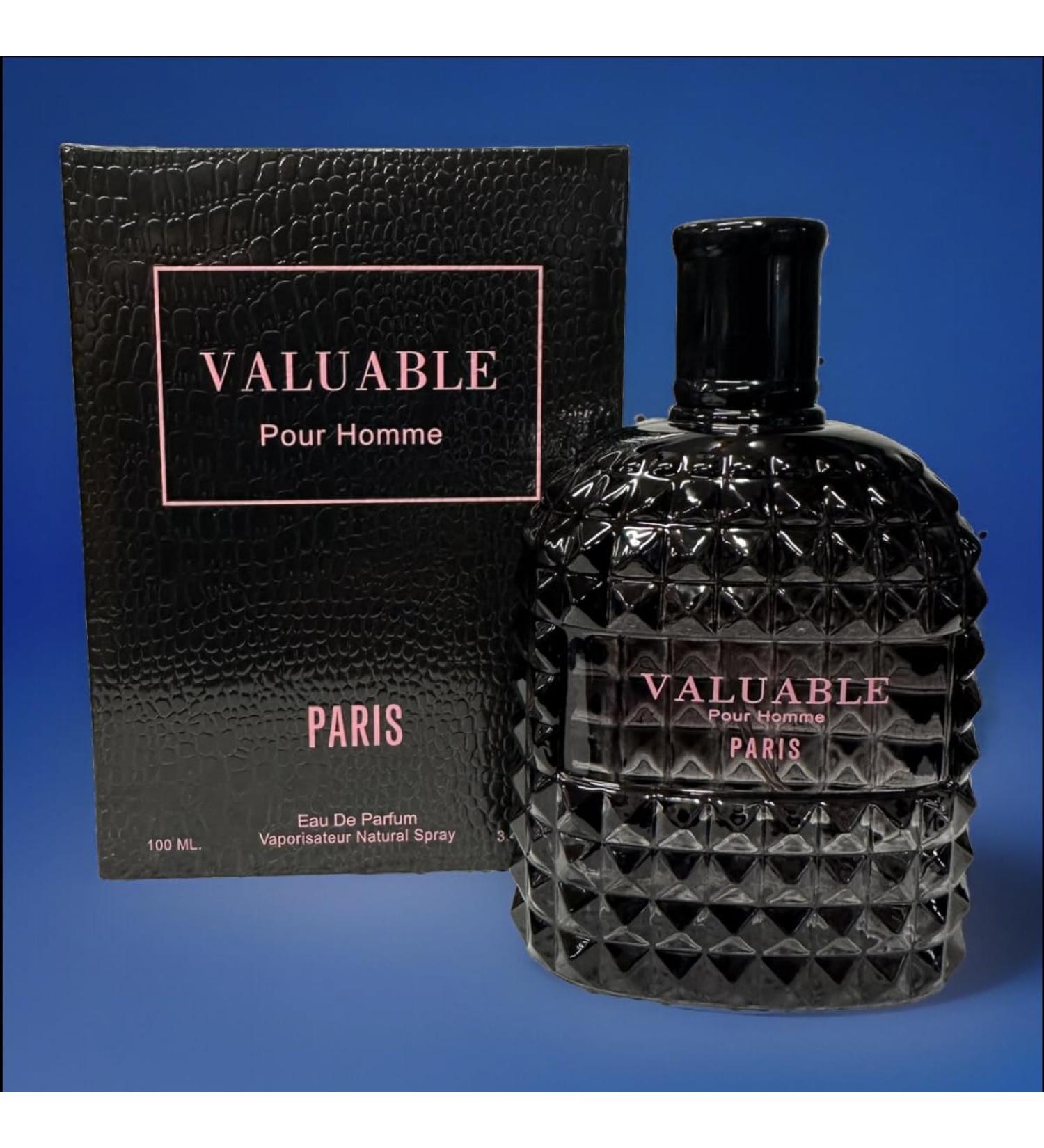 Valuable Pour Homme Paris Eau De Parfum Natural Spray Cologne for Men 3.4 fl oz Black - Buy Online on GoSupps.com