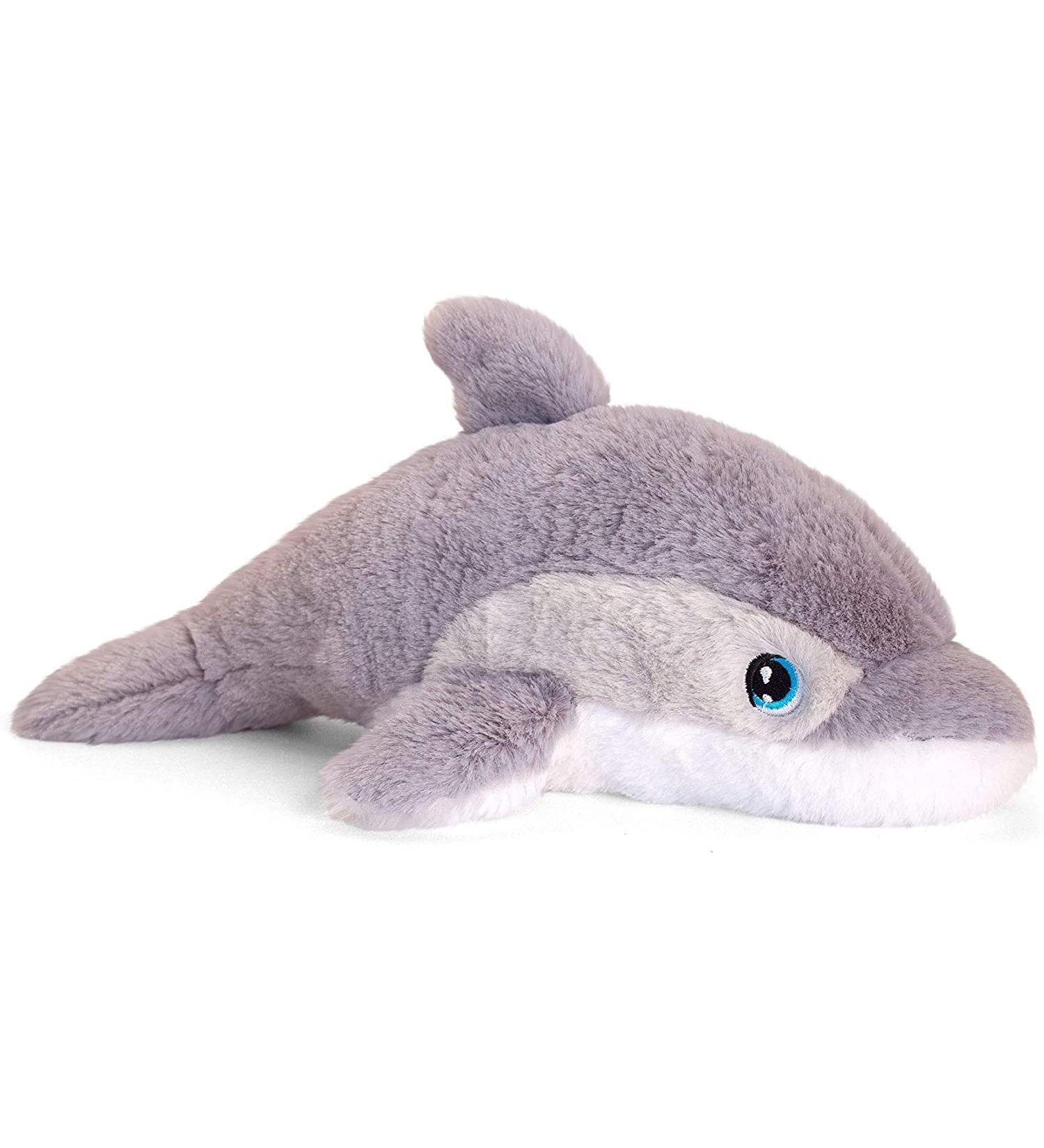 Deluxe Paws Plush Dolphin Eco Toy | 100% Recycled Materials | Soft & Cuddly - Buy Online on GoSupps.com