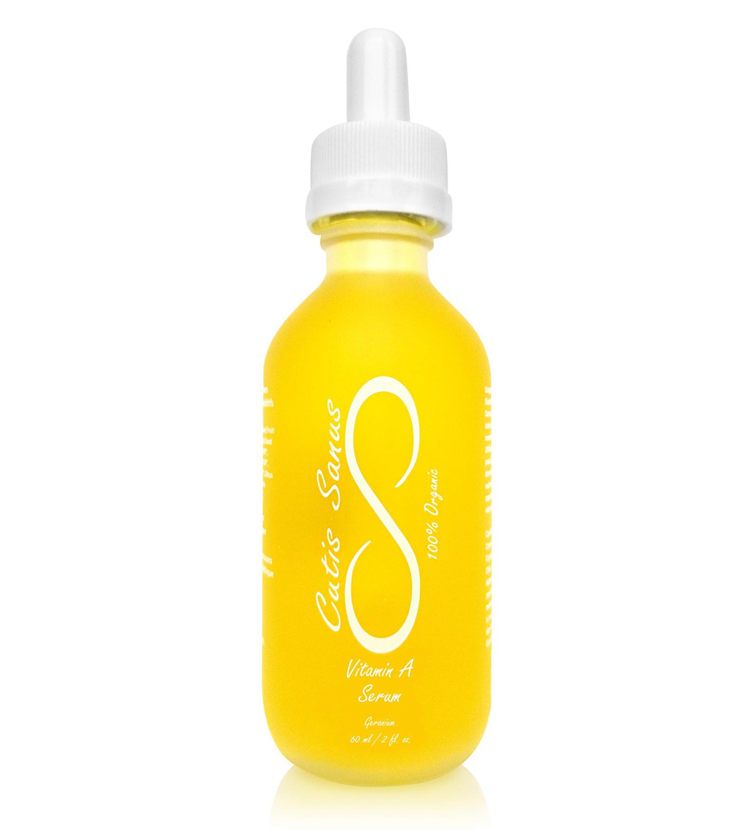 Cutis Sanus 100% Organic Vitamin A Serum Face Oil - Premium Anti Aging Skin Care 2 oz. | Improves Wrinkles, Fine Lines, Elasticity, Firmness, & Skin Tone - Buy Online on GoSupps.com