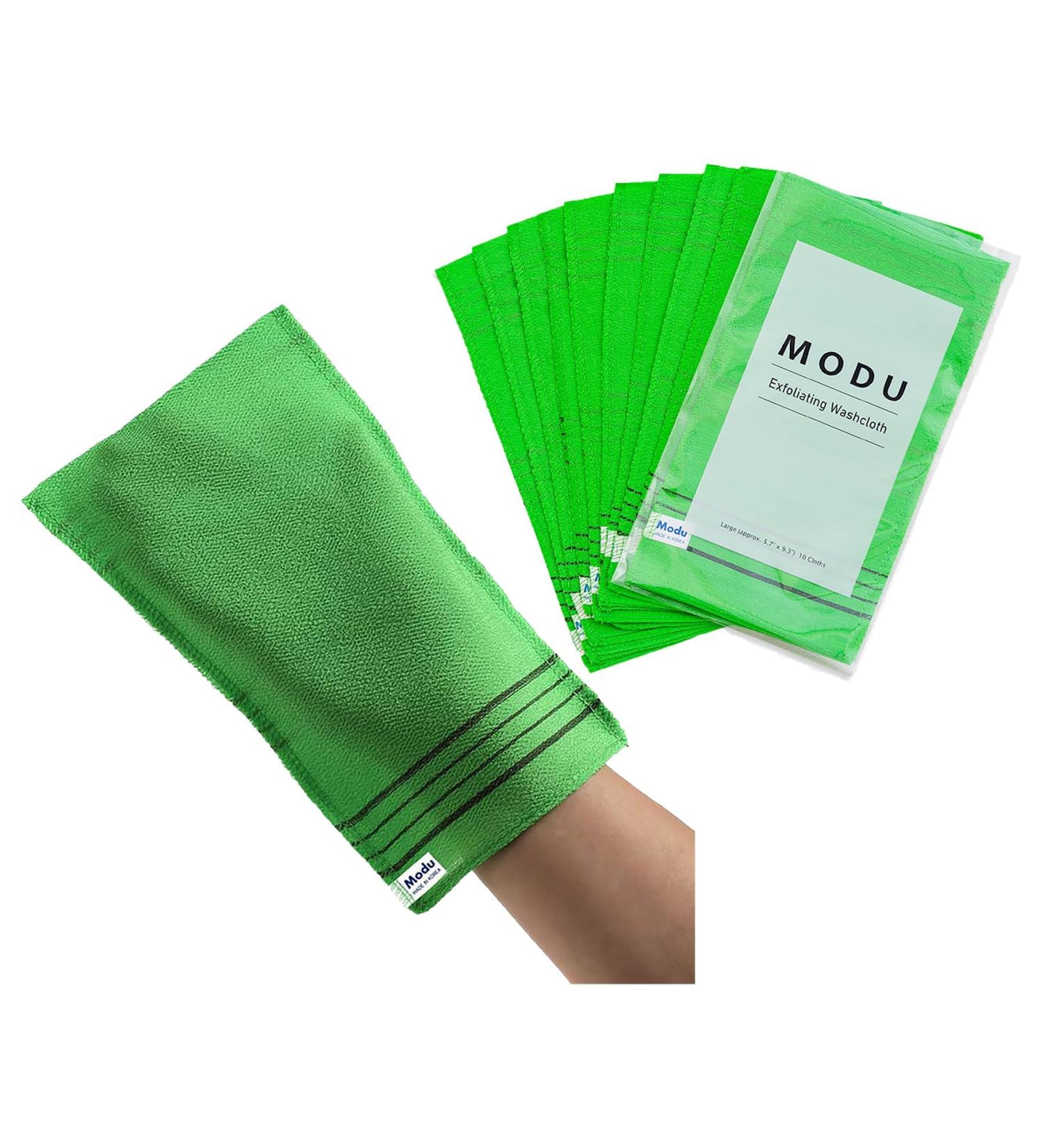 Modu 10x Korean Exfoliating Bath Towel - 6x9.1 | Premium Asian Italy Towel for Smooth Skin - Buy Online on GoSupps.com