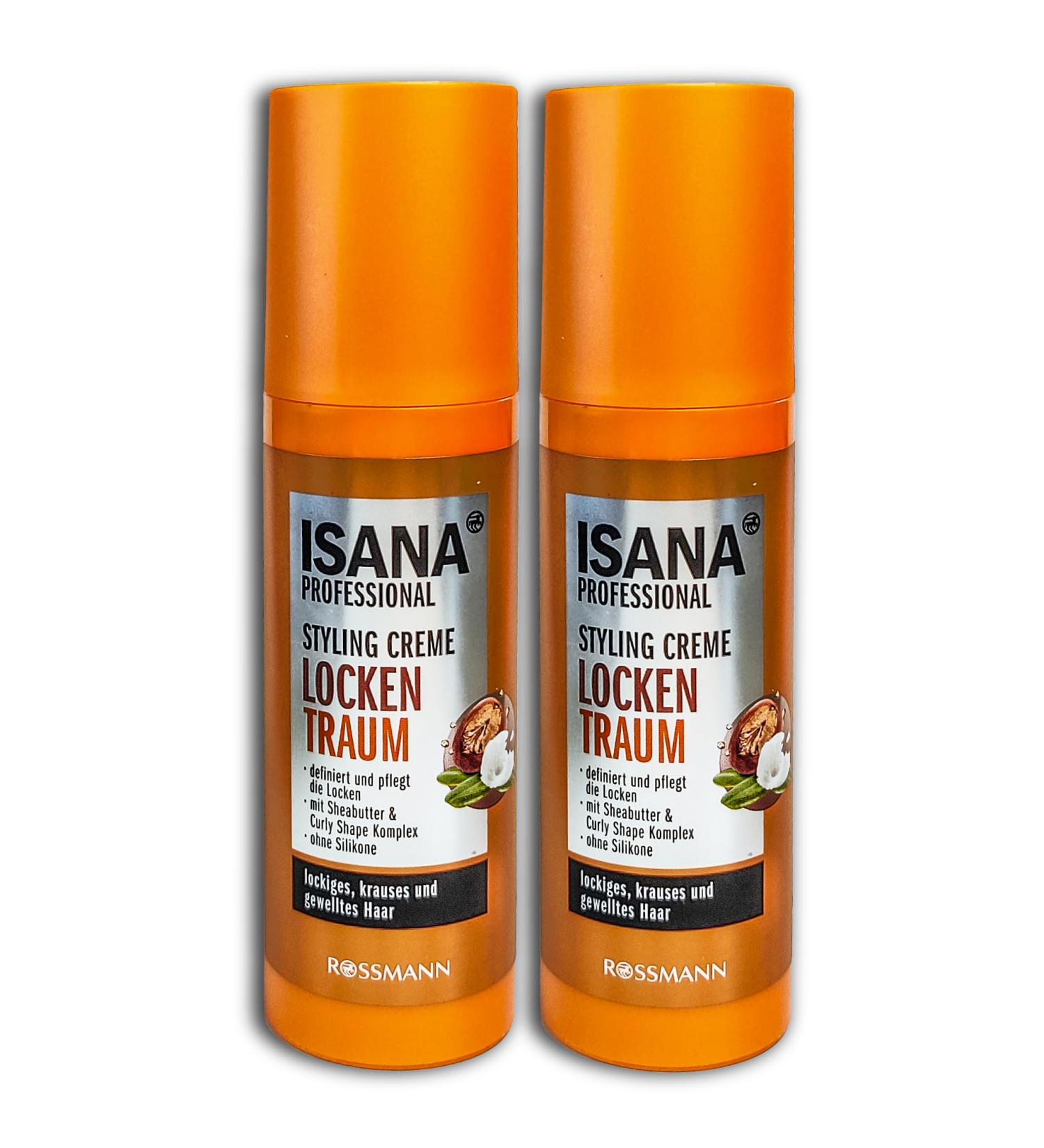 ISANA PROFESSIONAL Set of 2 styling creams for curly hair 2 x 150 ml