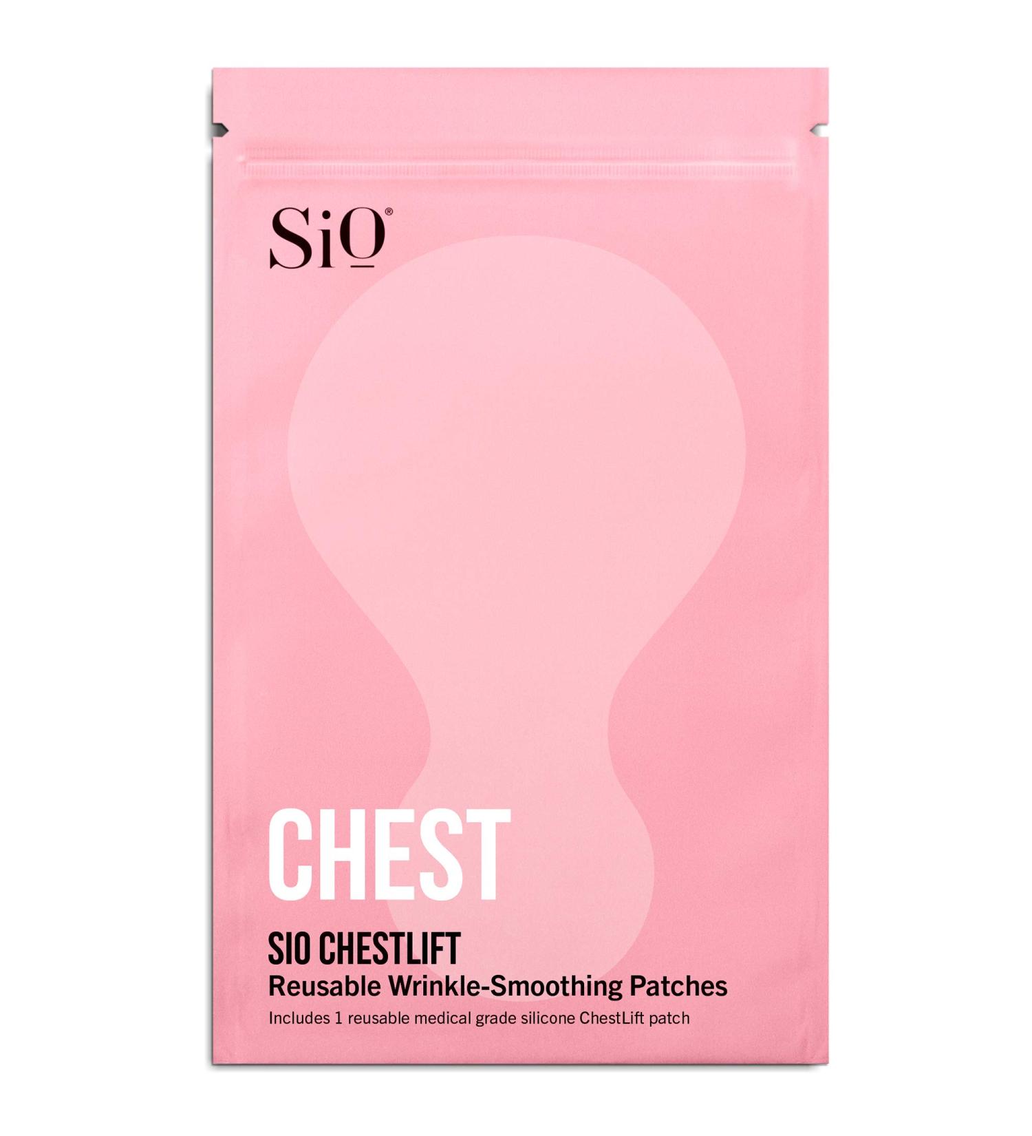 Sio Beauty SkinPad Silicone Chest Anti-Wrinkle Patches - 2 Weeks Supply | Reusable Overnight Decollette Pad for Neck & Cleavage | Anti-Aging Patch - Buy Online on GoSupps.com