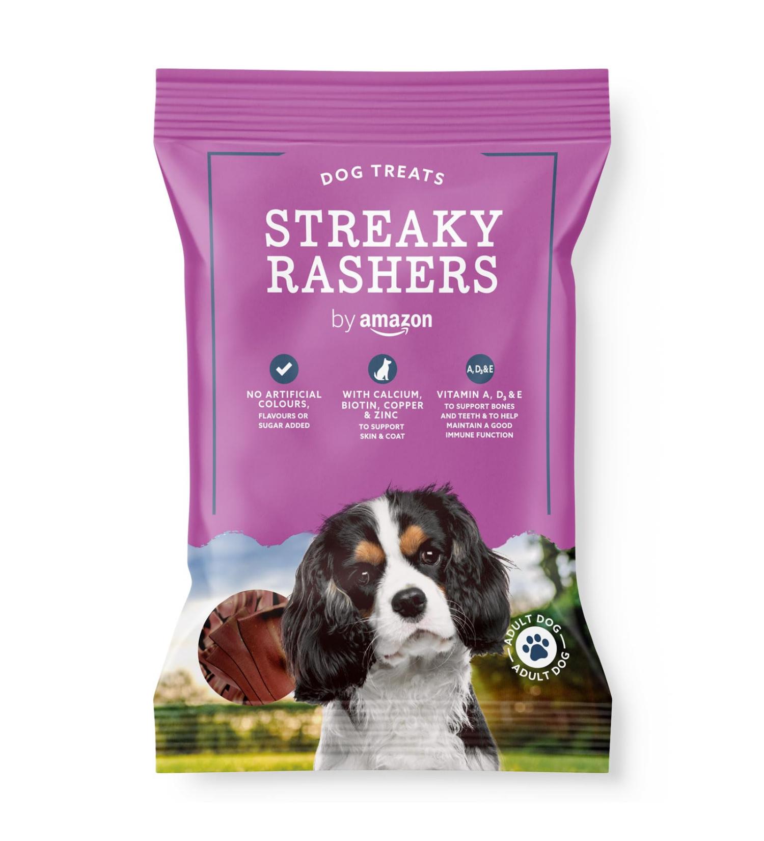 by Amazon - Dog Treats - Streaky Rashers 85g - Buy Online on GoSupps.com